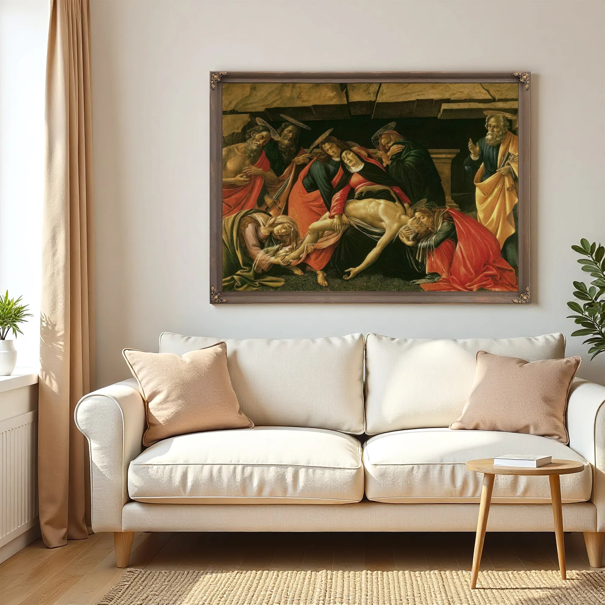 Lamentation Of Christ By Sandro Botticelli Fine Art Print