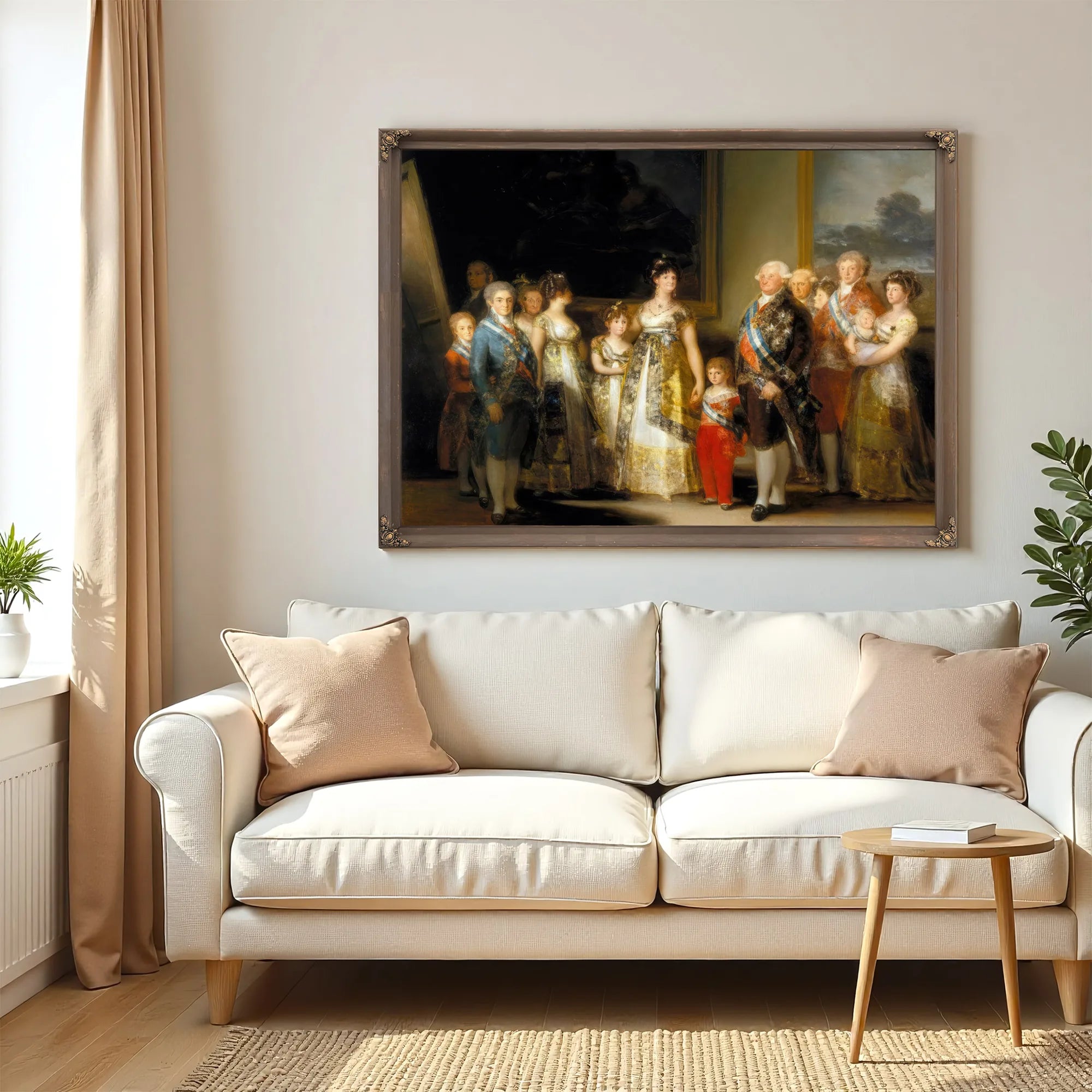 Charles Iv Of Spain And His Family 1800 1801 280X336Cm Prado Museum P00726 By Francisco De Goya Fine Art Print