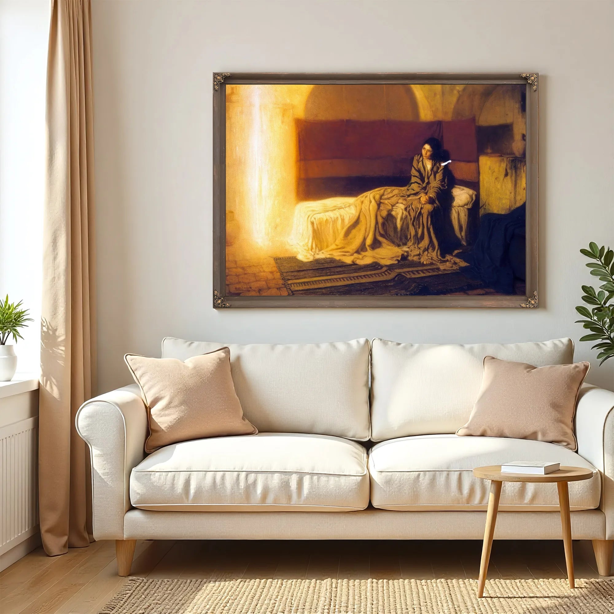 The Annunciation By Henry Ossawa Tanner Fine Art Print