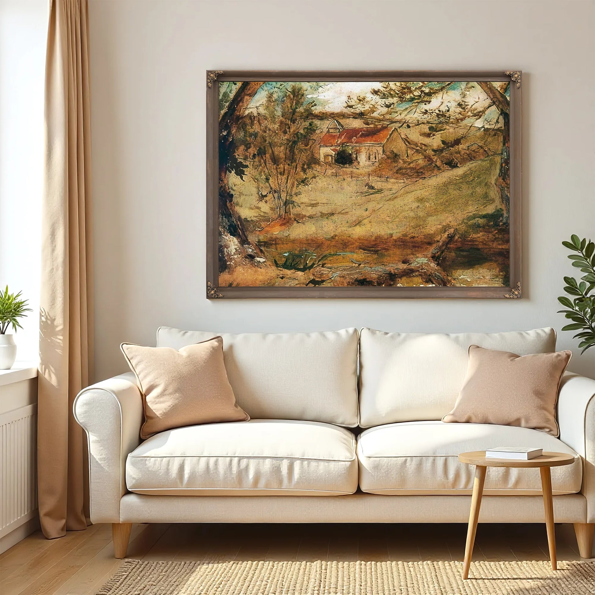 Givendale Church By William Etty Fine Art Print