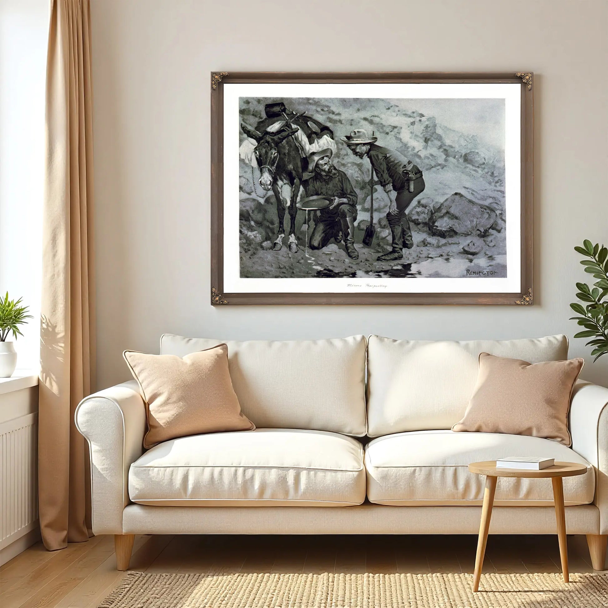 Miners Prospecting Frederic Remington  by Frederic Remington