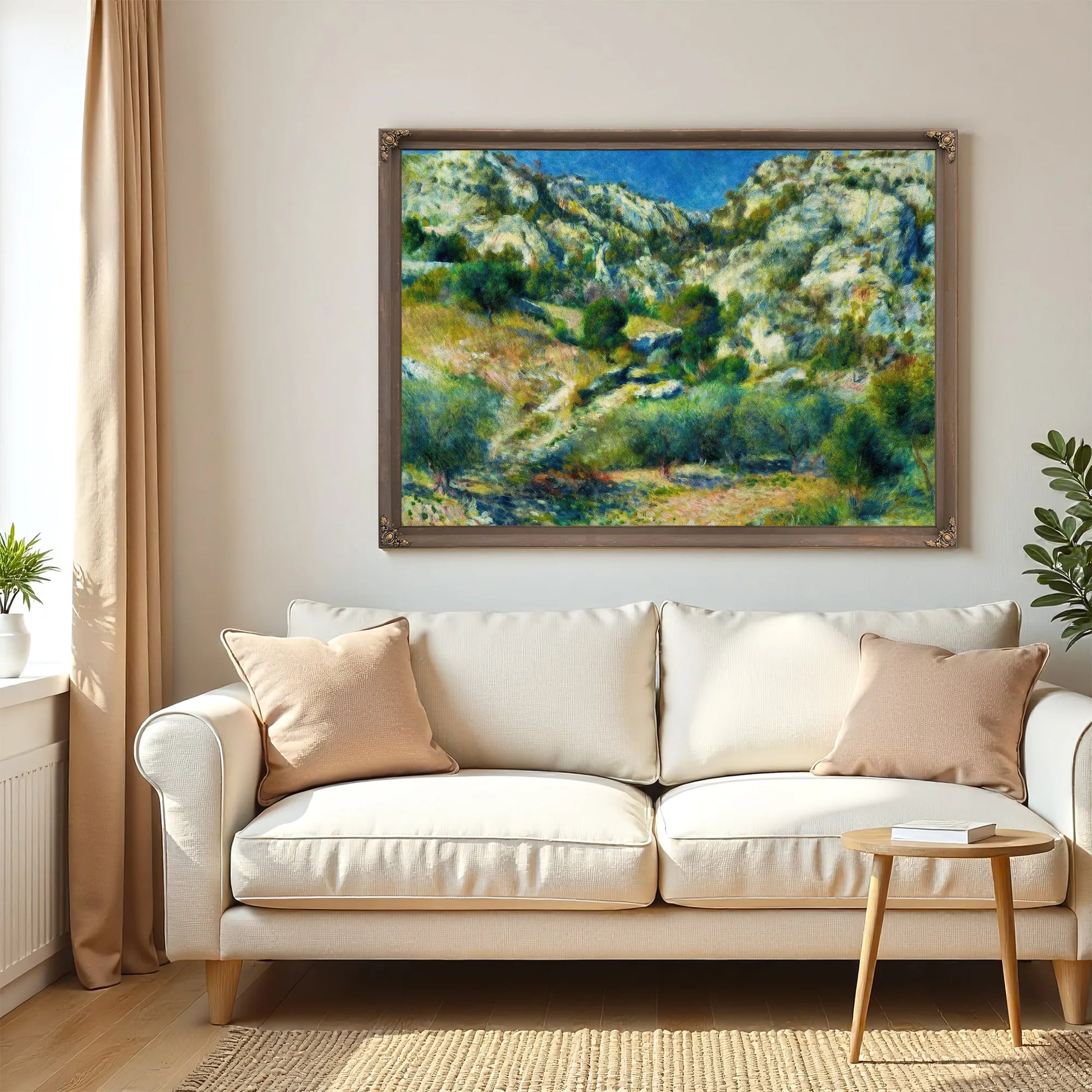 Rocky Crags At L'estaque By Pierre August Renoir Fine Art Print