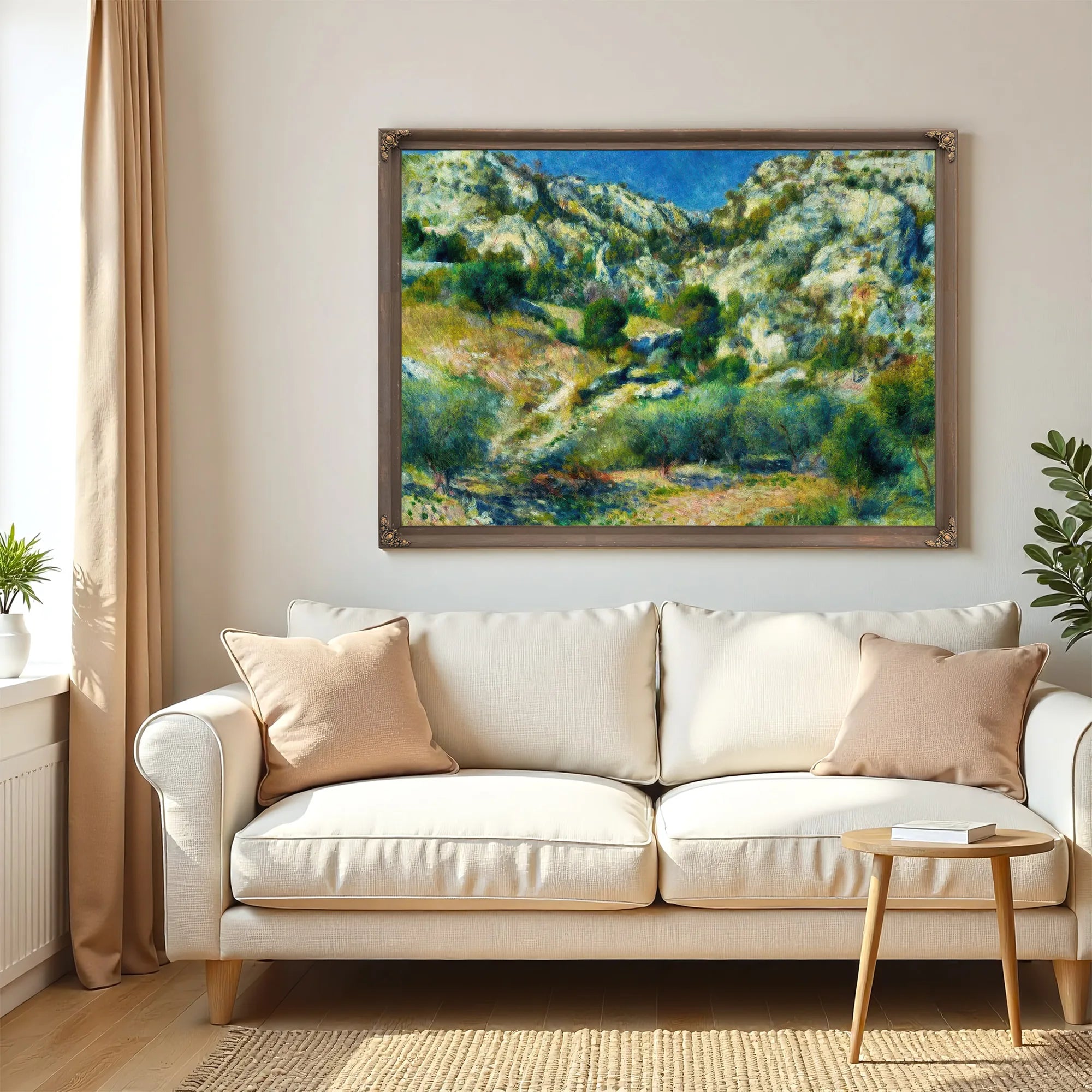Rocky Crags At L'estaque By Pierre August Renoir Fine Art Print