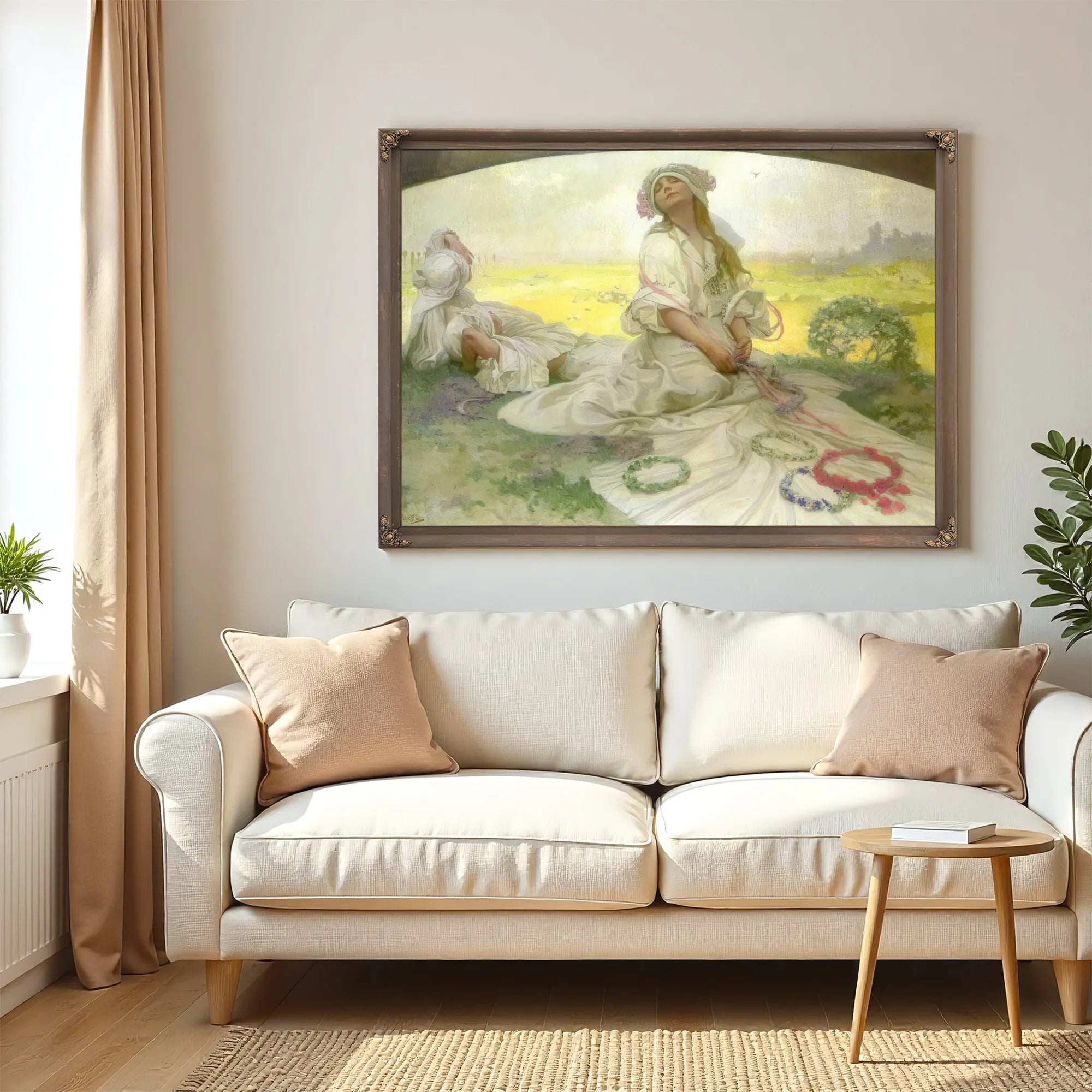 Song Of Bohemia (Our Song) By Alphonse Mucha Fine Art Print