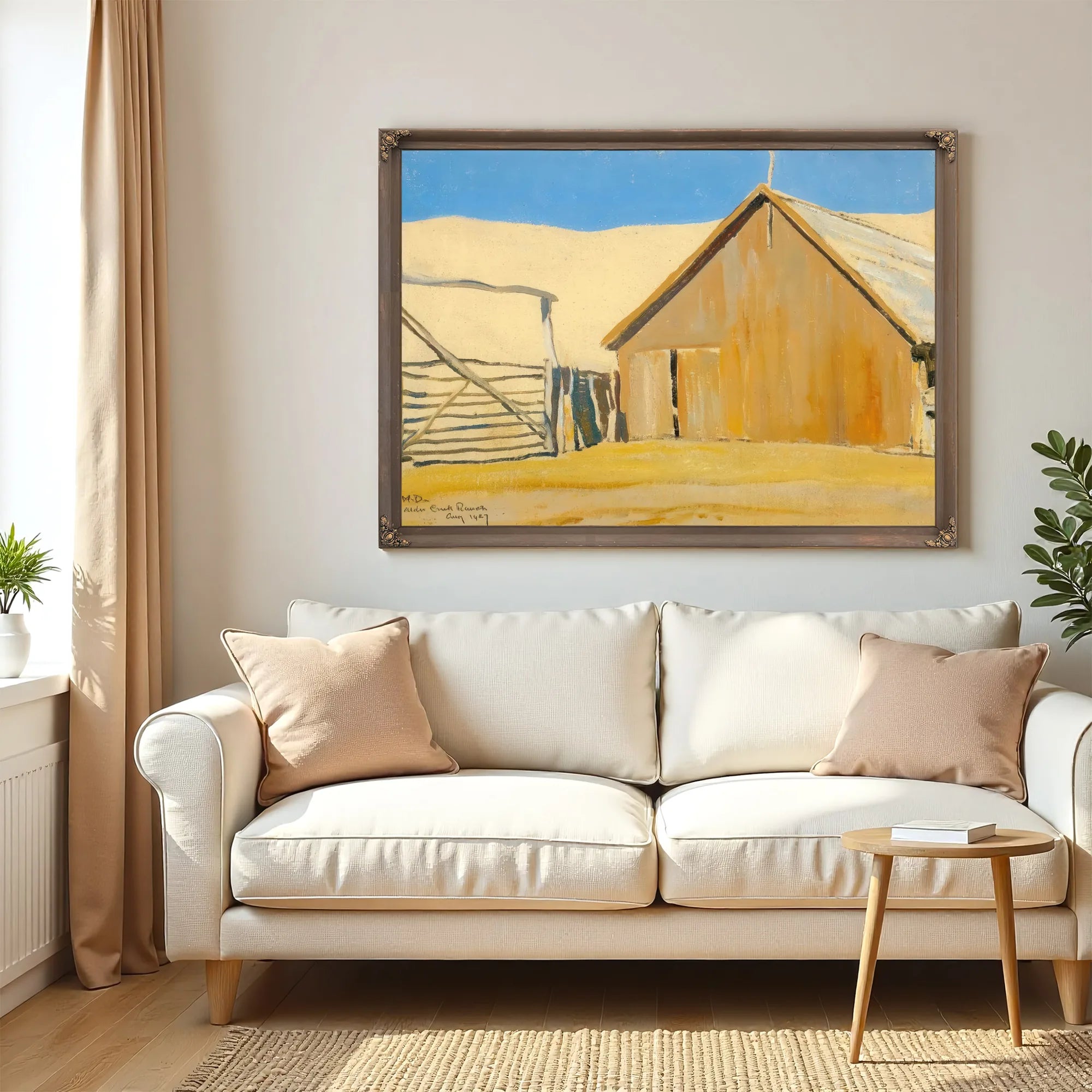 Alder Creek Ranch By Maynard Dixon Fine Art Print