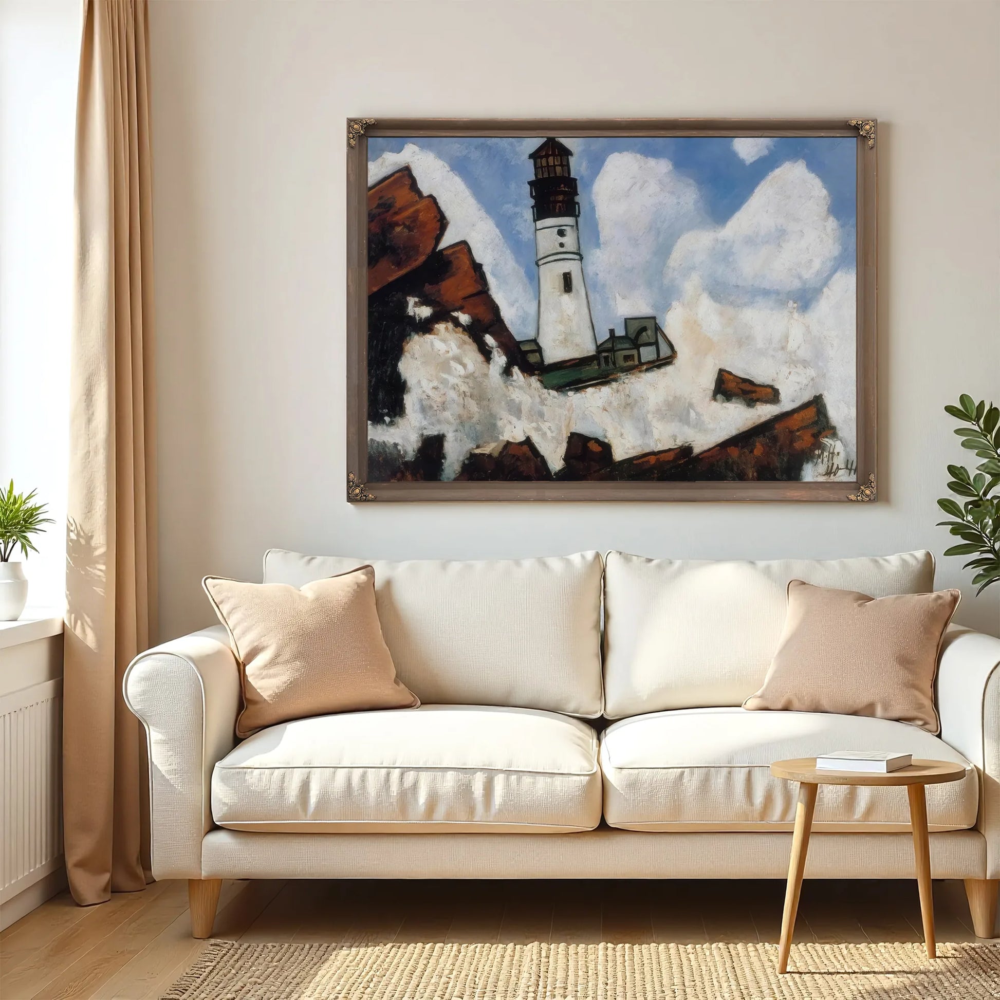 The Lighthouse By Marsden Hartley Fine Art Print