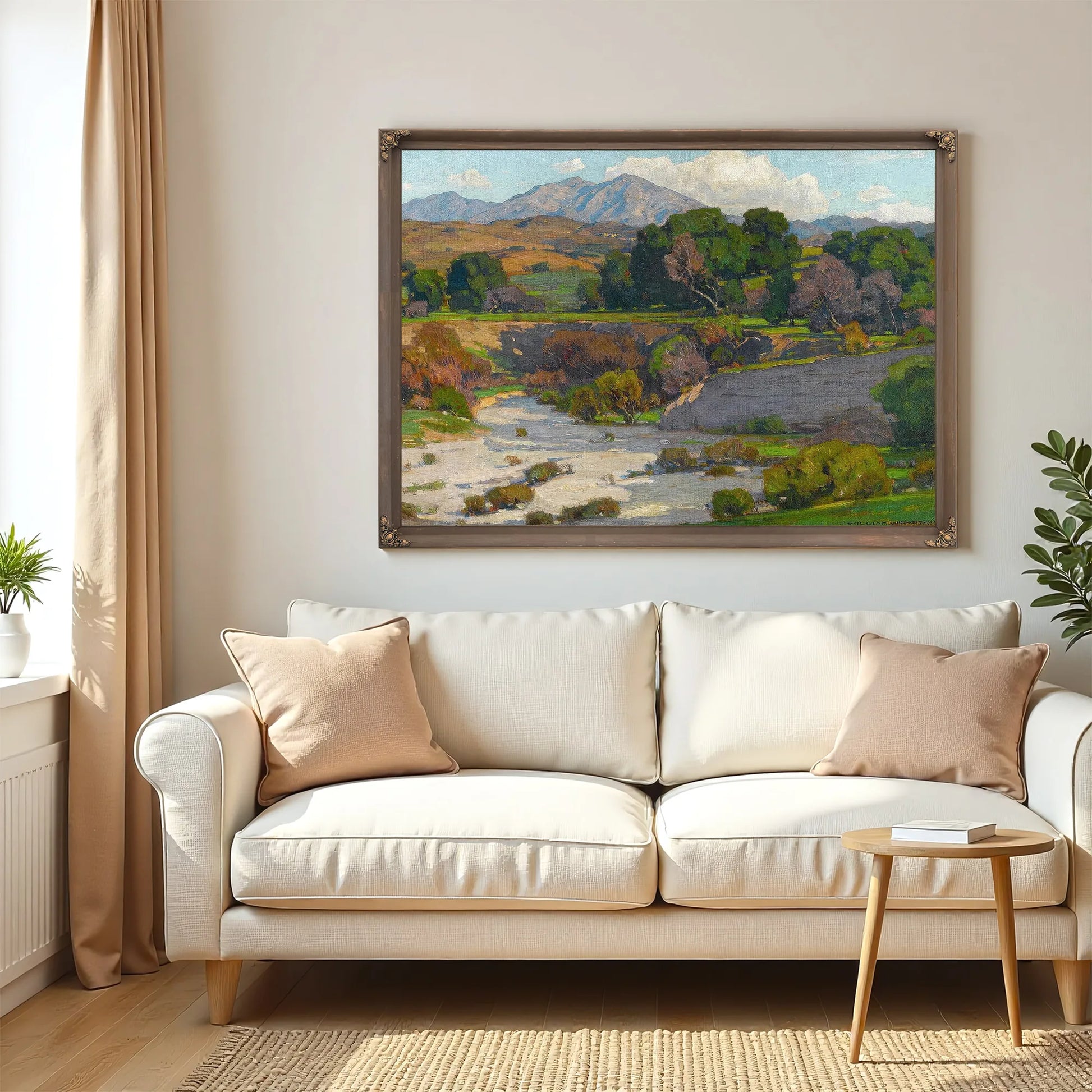 Saddleback Mountains Mission Viejo By William Wendt Fine Art Print