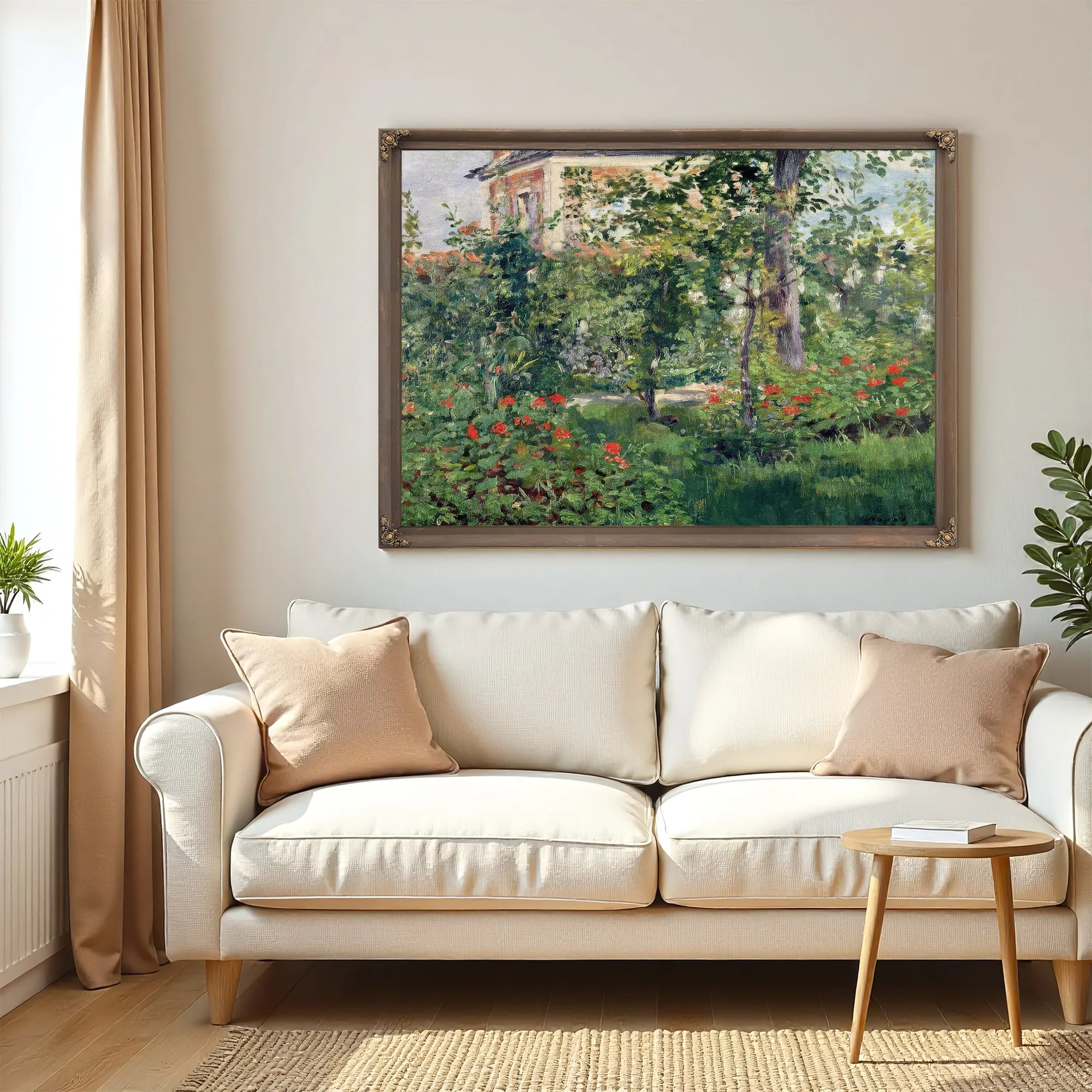 The Garden At Bellevue By Edouard Manet Fine Art Print