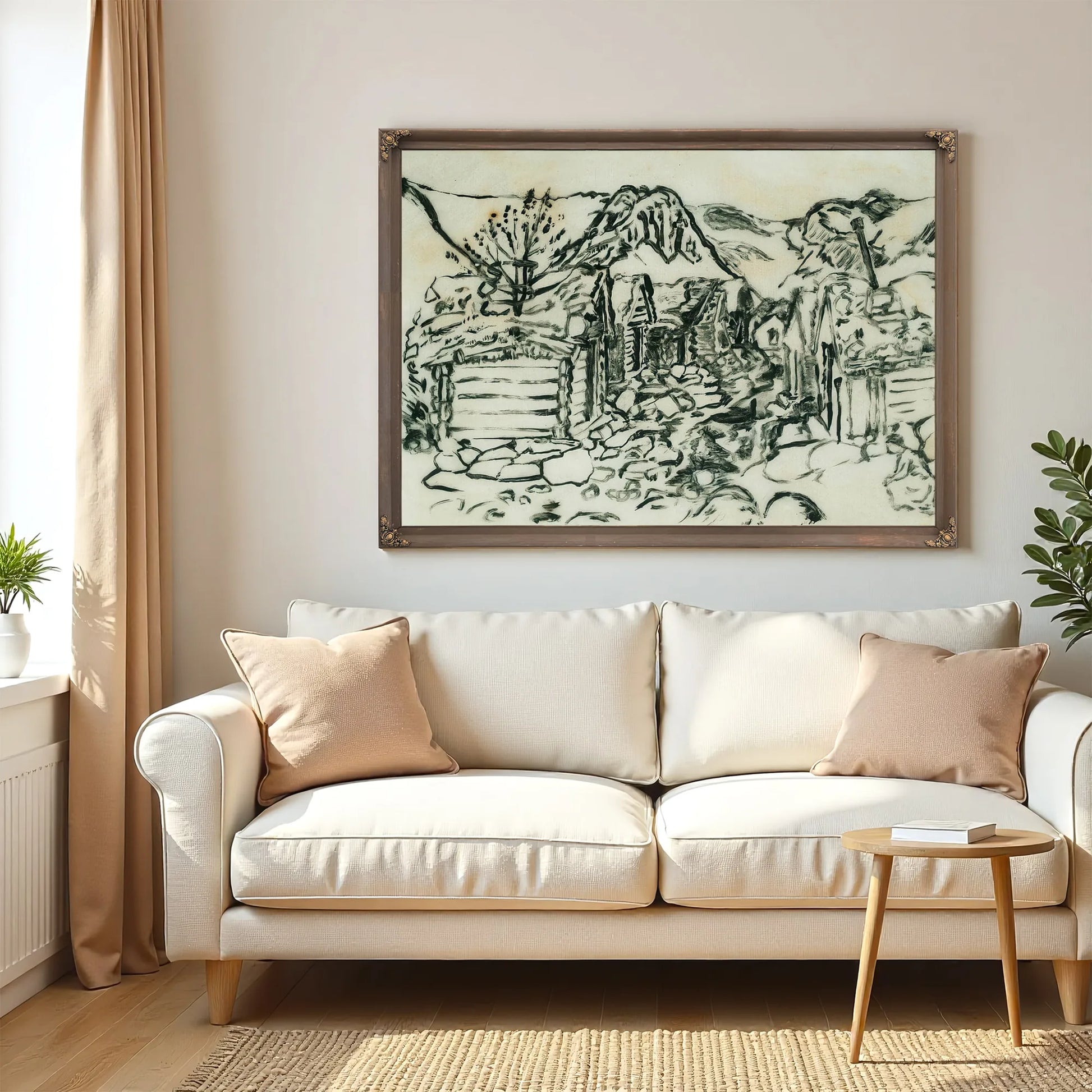 The Befring Farms By Nicolai Astrup Fine Art Print