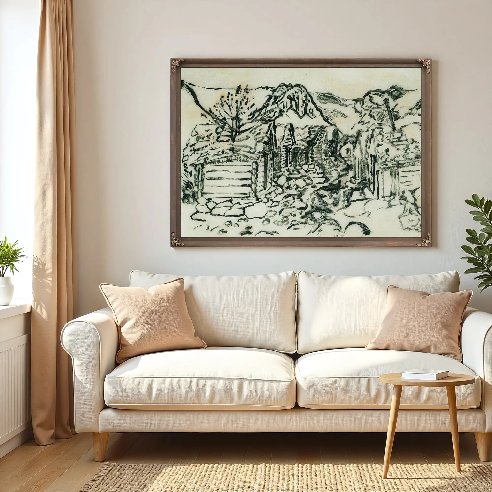 The Befring Farms By Nicolai Astrup Fine Art Print