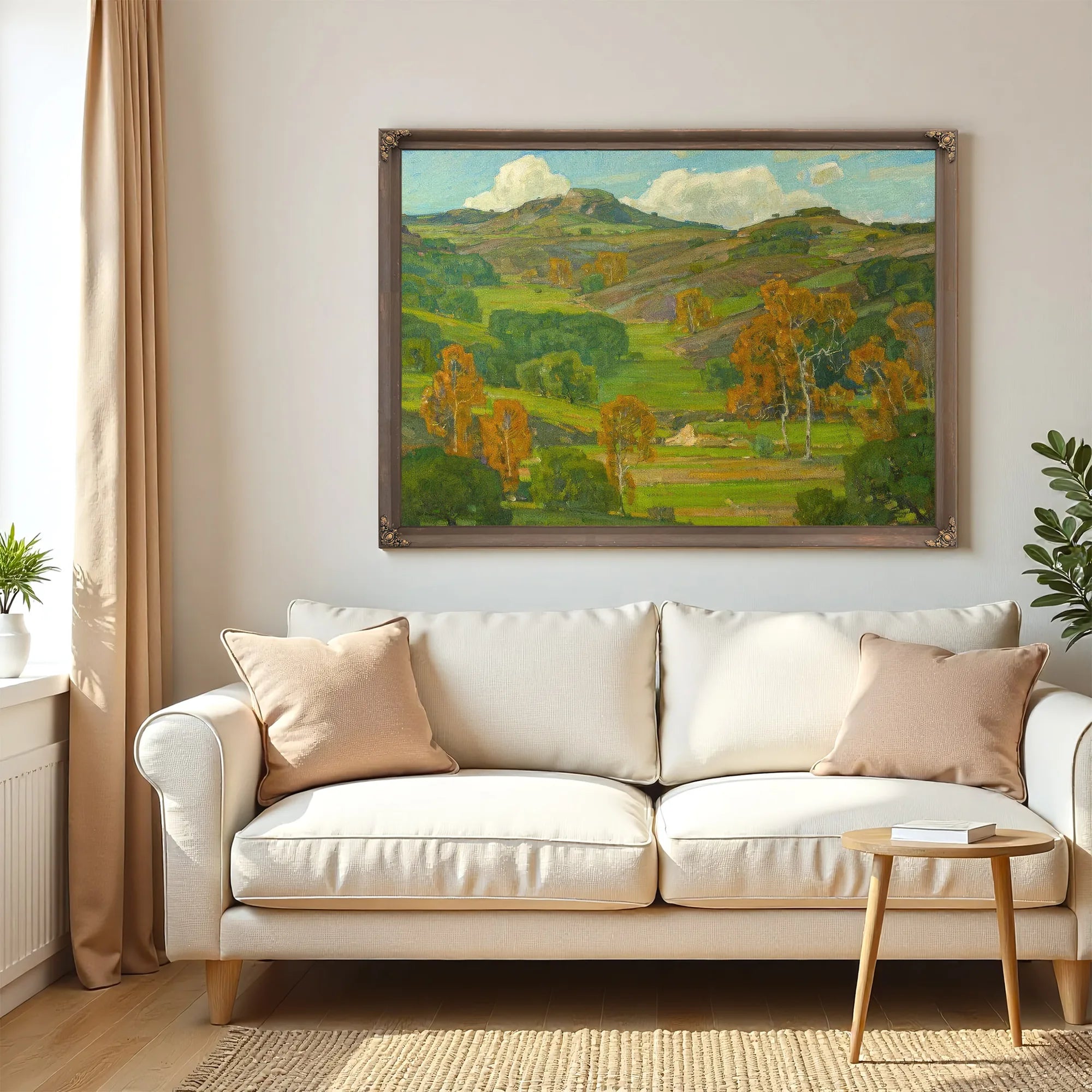 Autumn Sycamores By William Wendt Fine Art Print