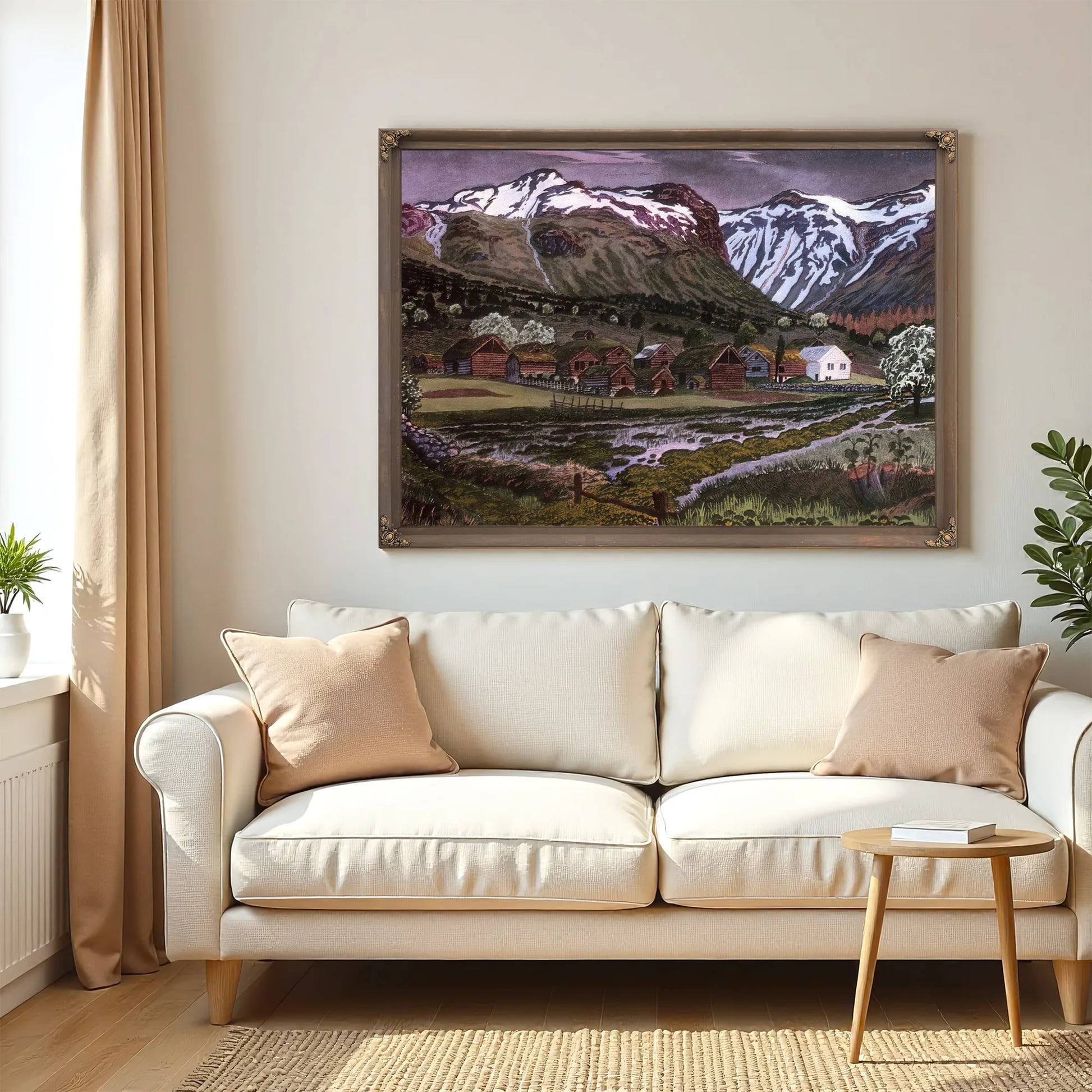 Marigold Night (Also Known As Soleienatt) By Nicolai Astrup Fine Art Print