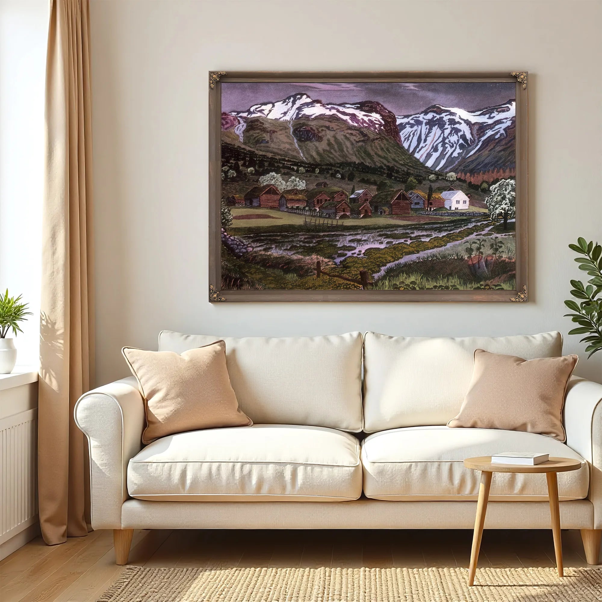 Marigold Night (Also Known As Soleienatt) By Nicolai Astrup Fine Art Print