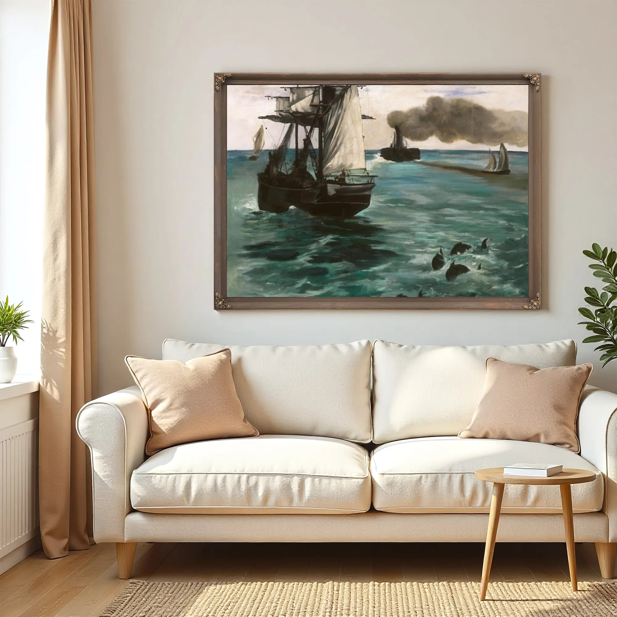 Marine View By Edouard Manet Fine Art Print