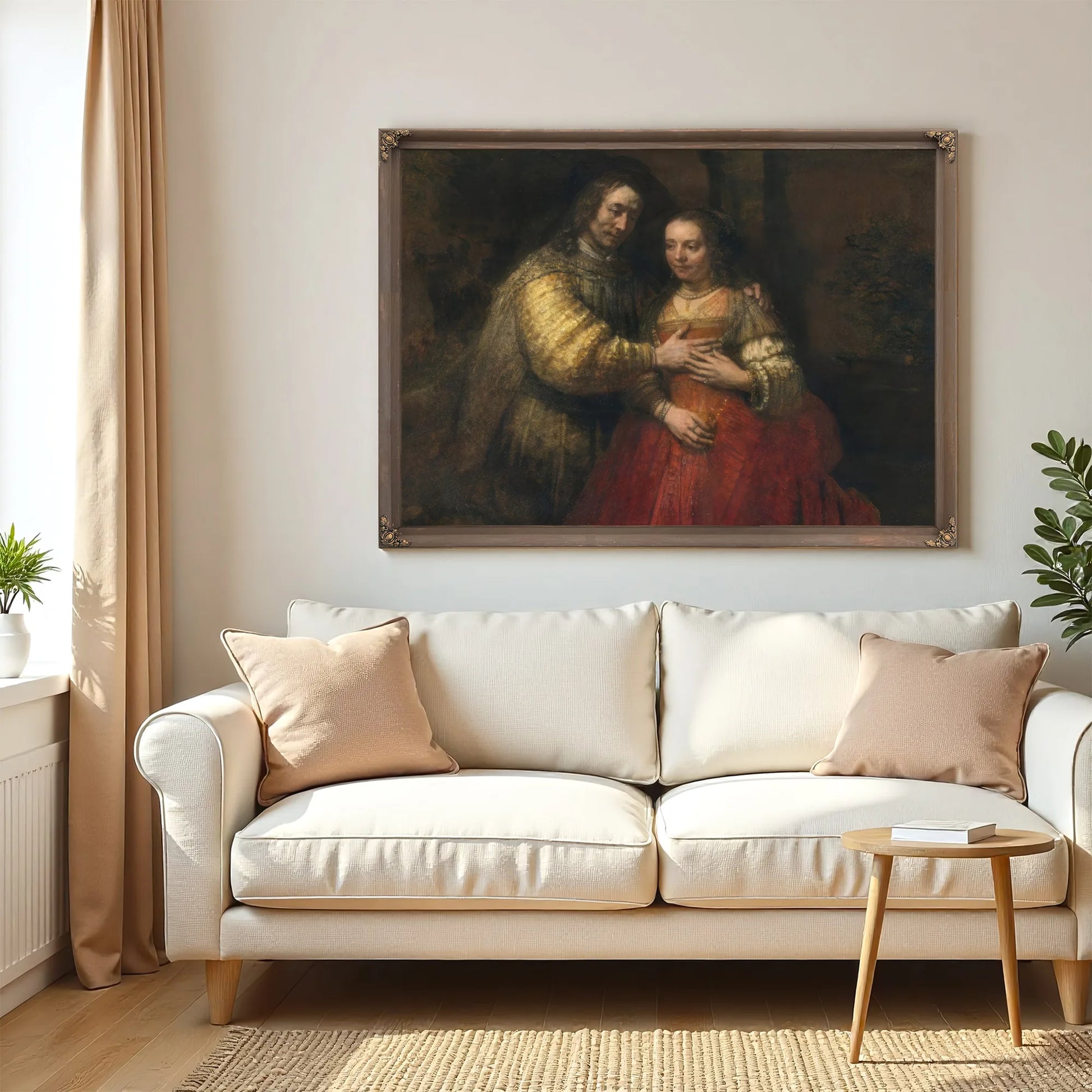 The Jewish Bride By Rembrandt Fine Art Print