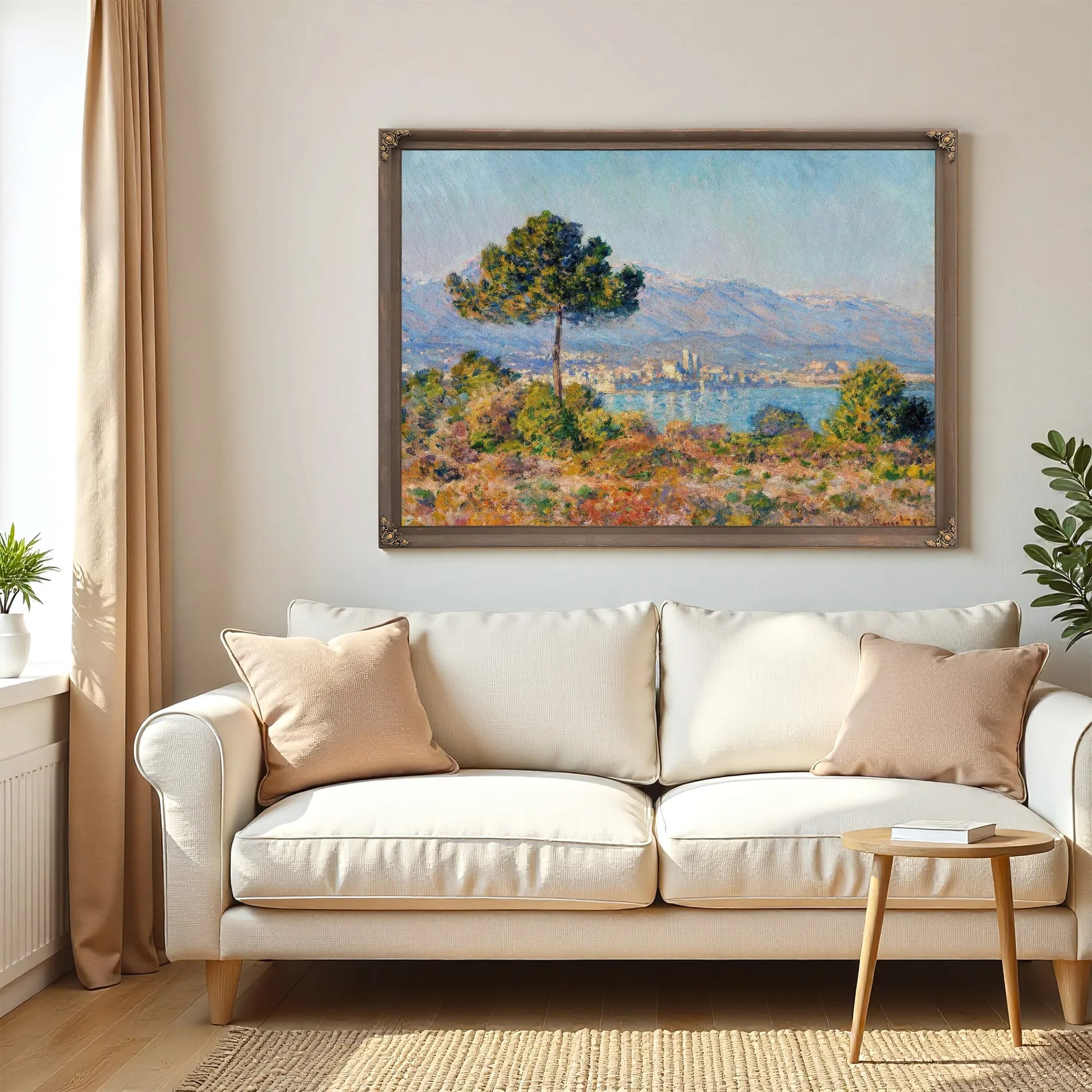 Antibes Seen From The Plateau Notre Dame By Claude Monet Fine Art Print