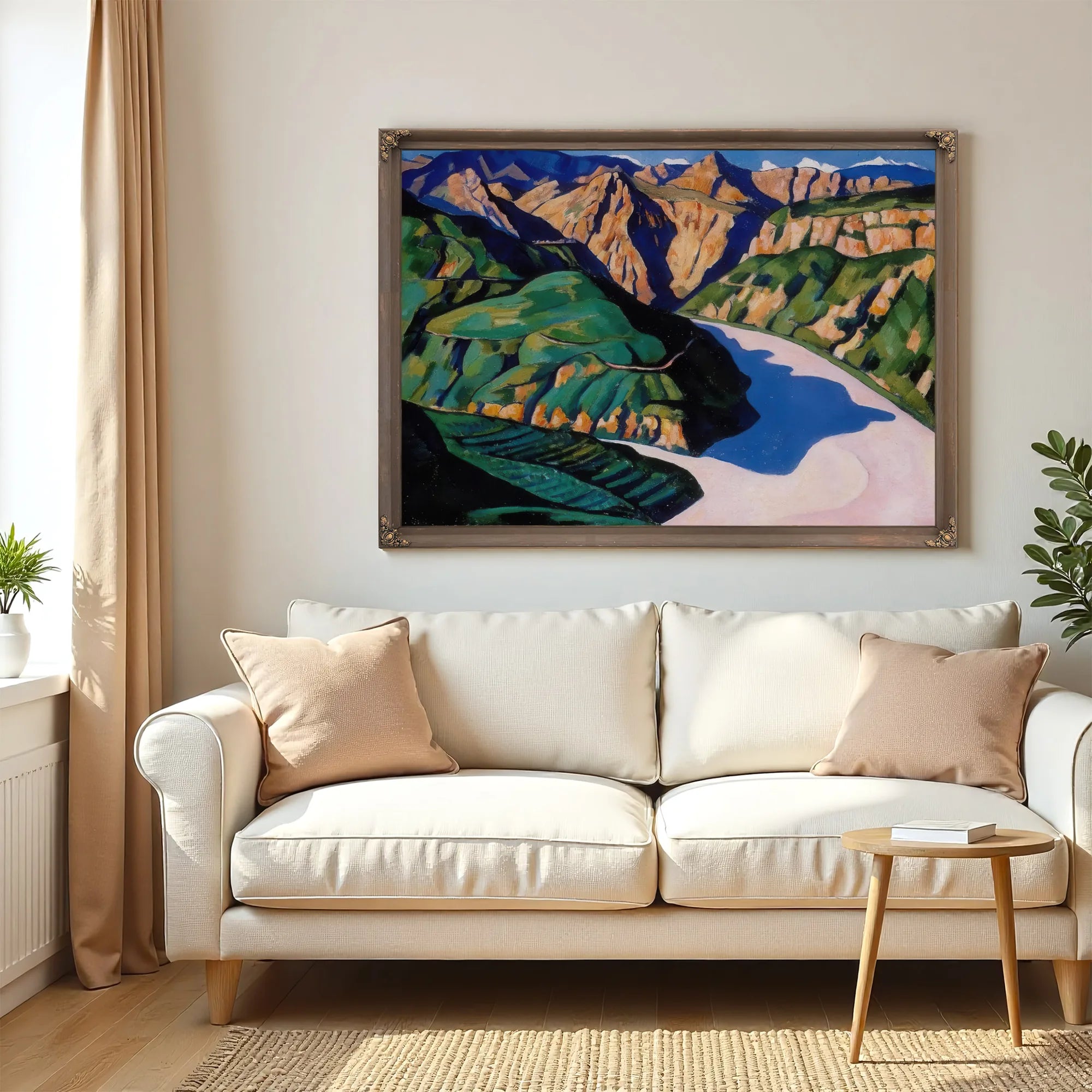 Landscape Vence By Marsden Hartley Fine Art Print