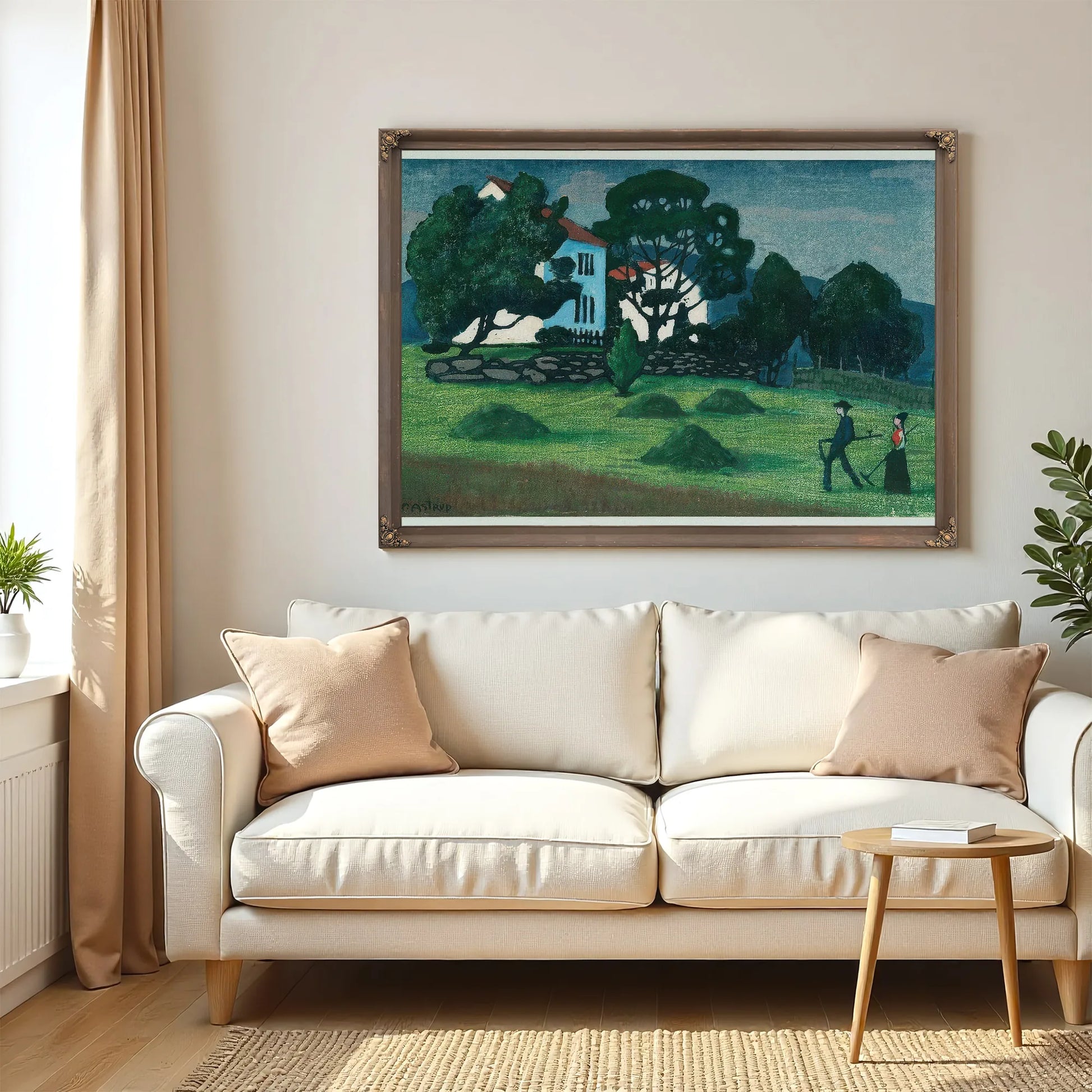 Home From Work 2 By Nicolai Astrup Fine Art Print