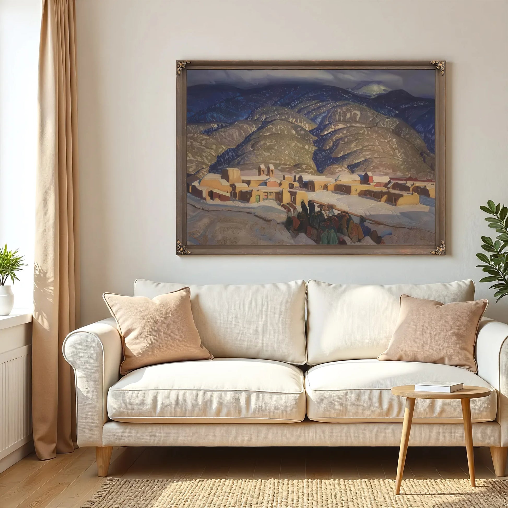 Sangre De Cristo Mountains By Ernest Blumenschein Fine Art Print