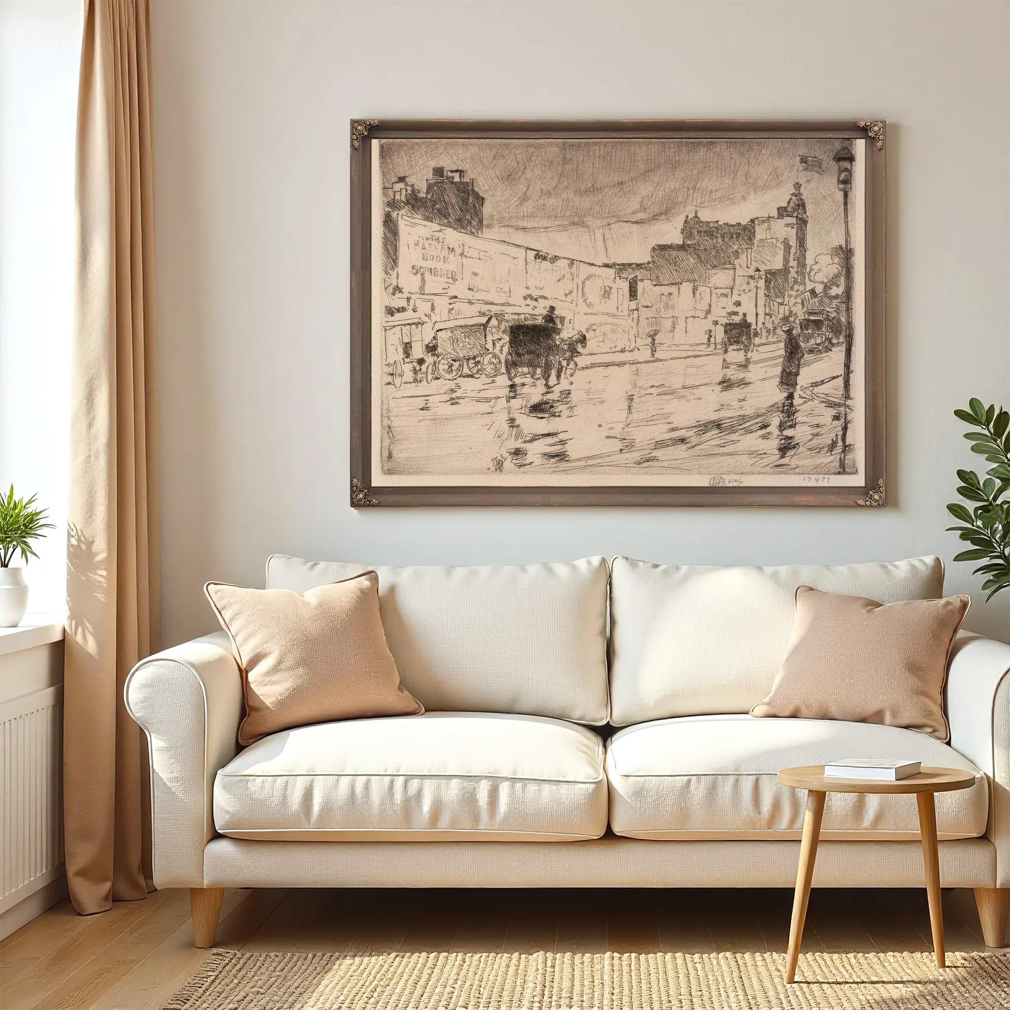 The Billboards, New York By Childe Hassam Fine Art Print