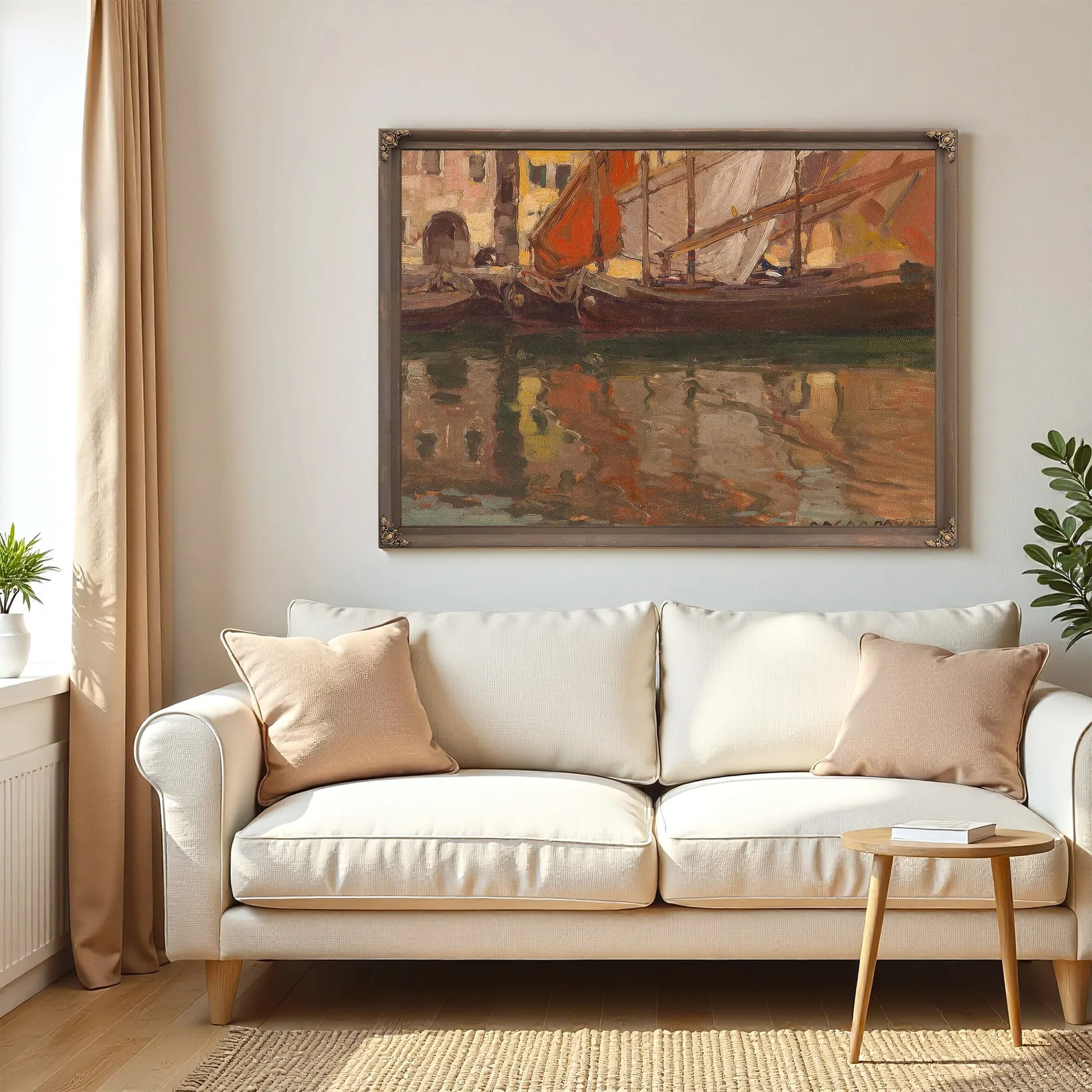 Brittany Boats By Edgar Payne Fine Art Print
