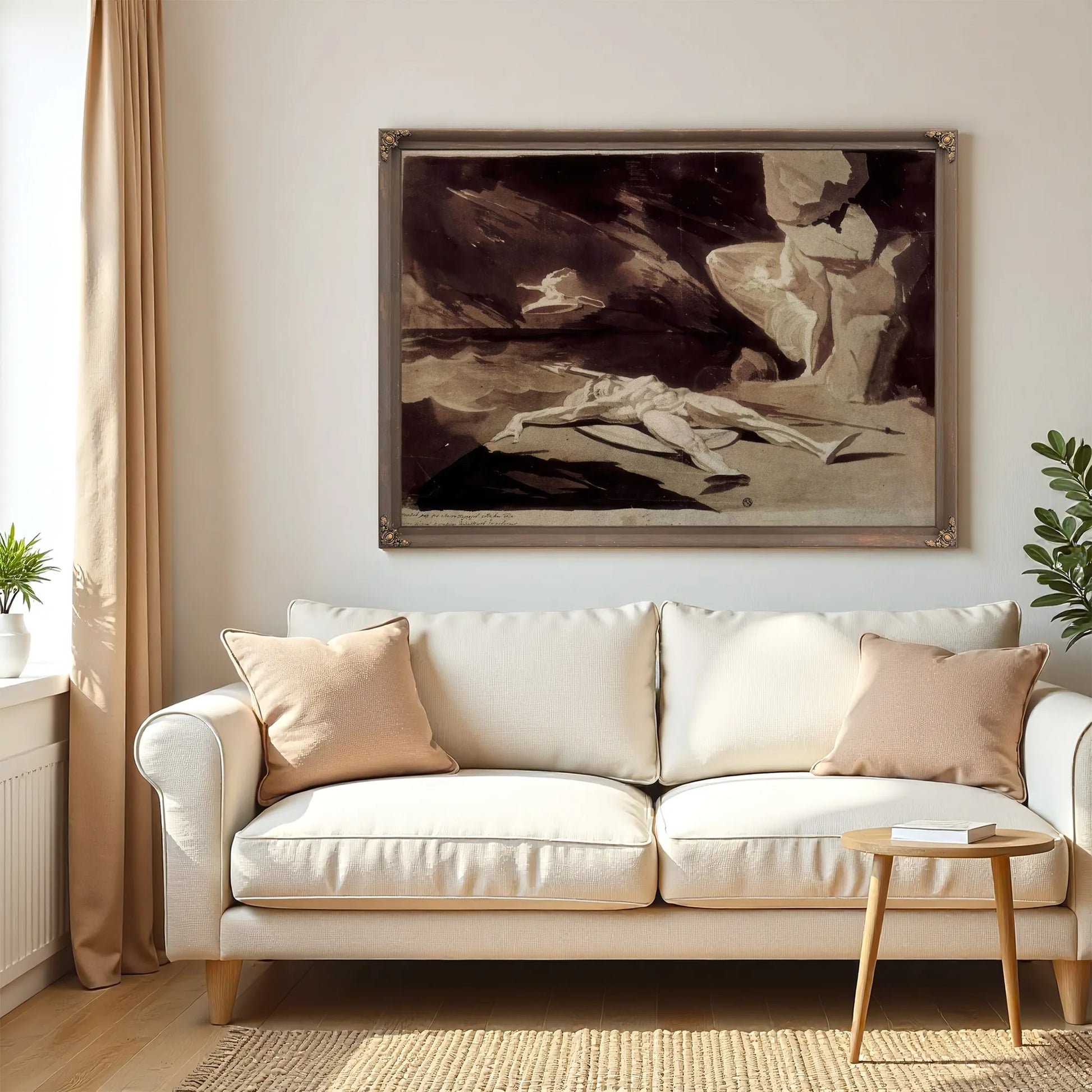 Thetis Mourning The Death Of Achilles By Henry Fuseli Fine Art Print