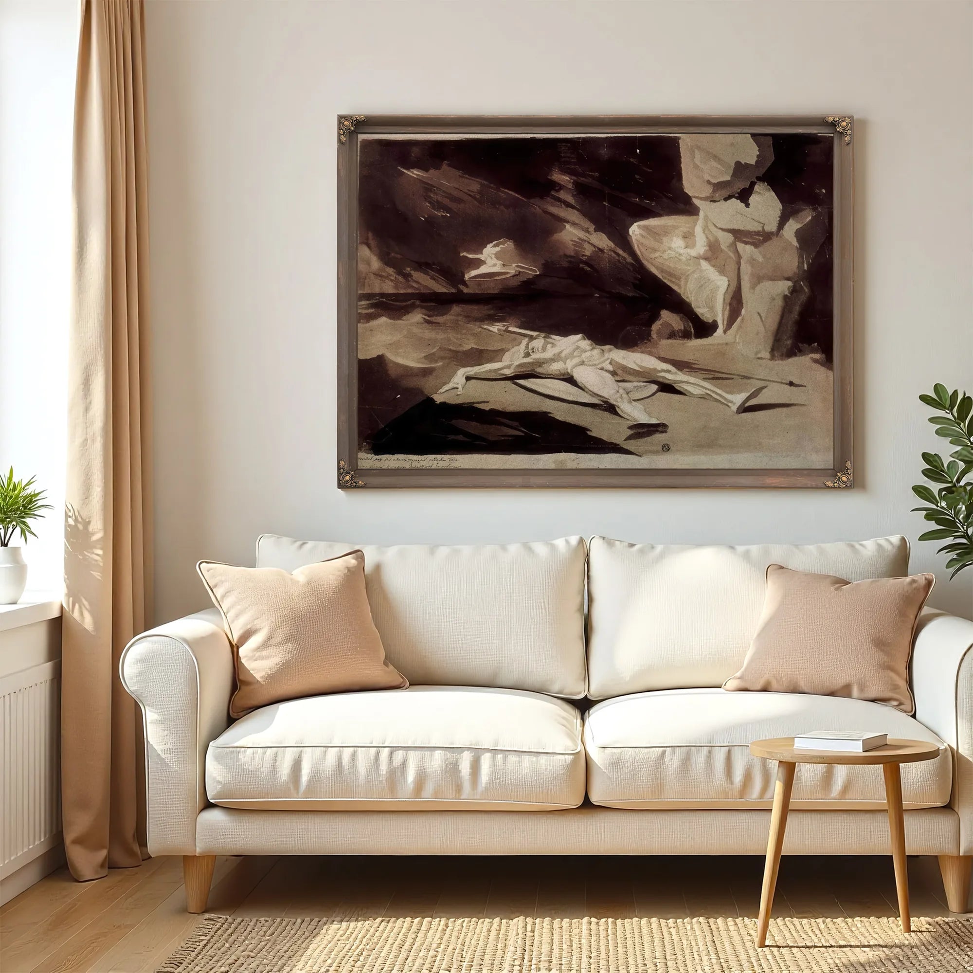 Thetis Mourning The Death Of Achilles By Henry Fuseli Fine Art Print
