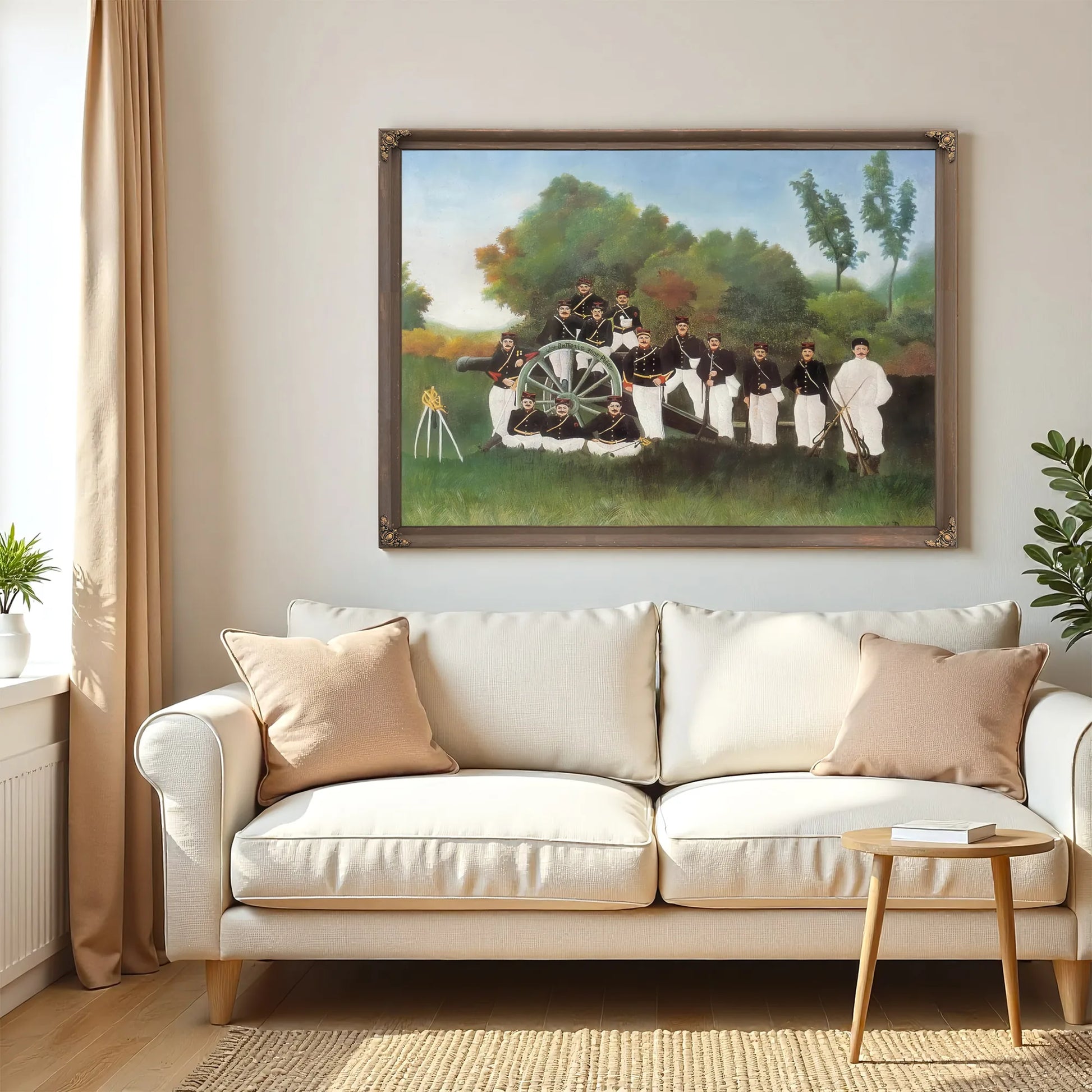 Arillerymen About 1983 1895 By Henri Rousseau Fine Art Print