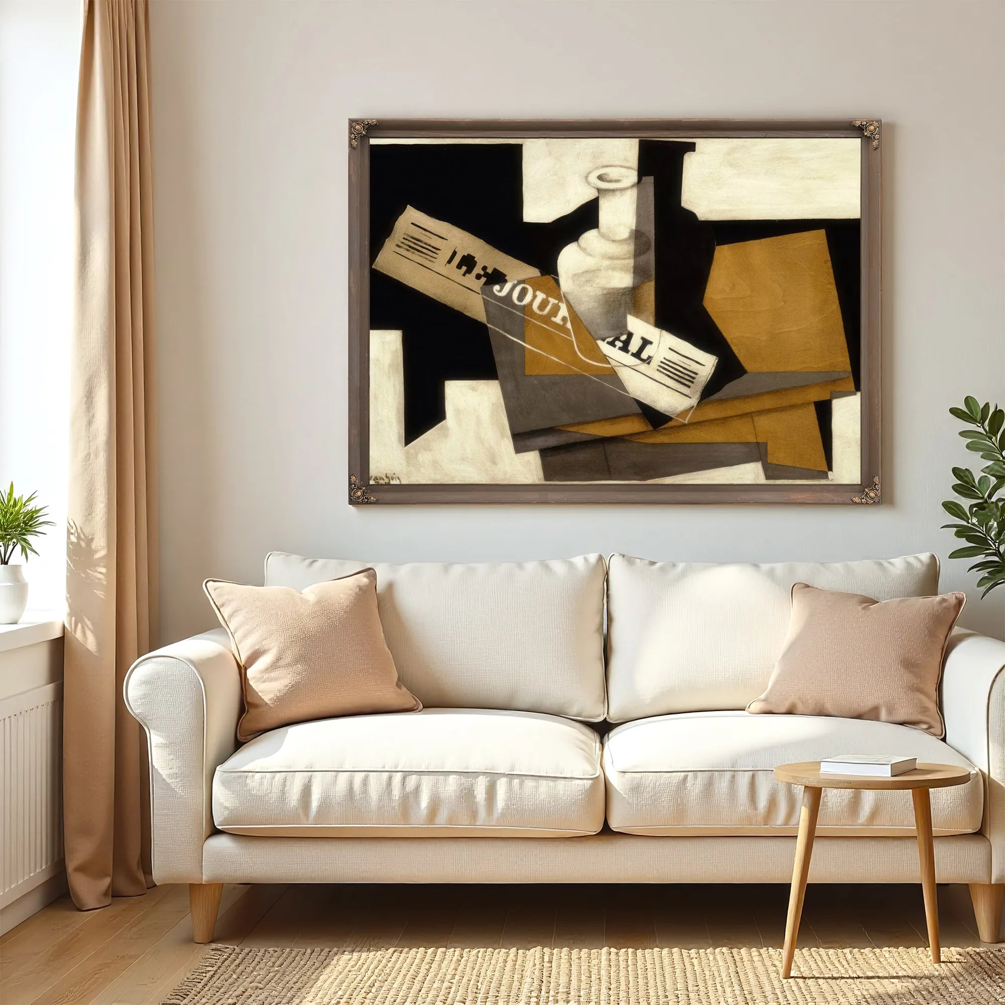 Le Journal By Juan Gris Fine Art Print