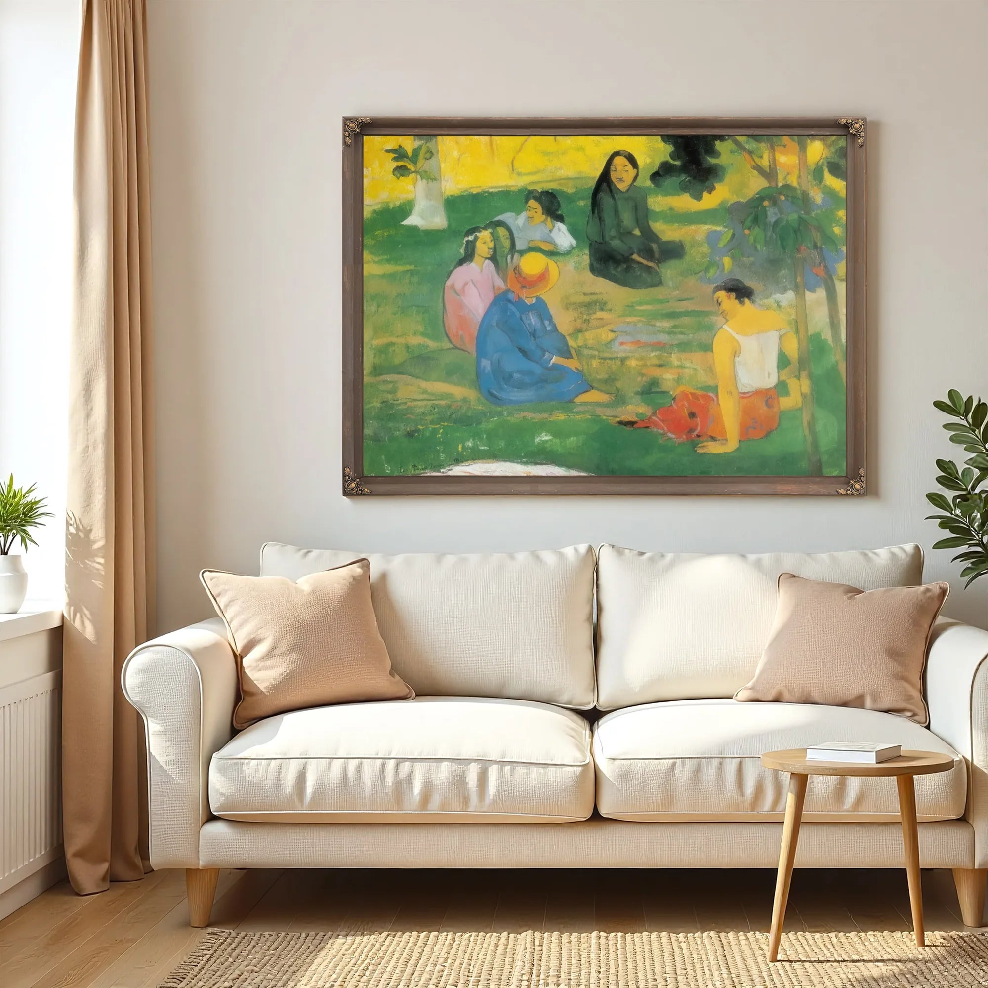 Les Parau Parau ( Conversation) By Paul Gauguin Fine Art Print