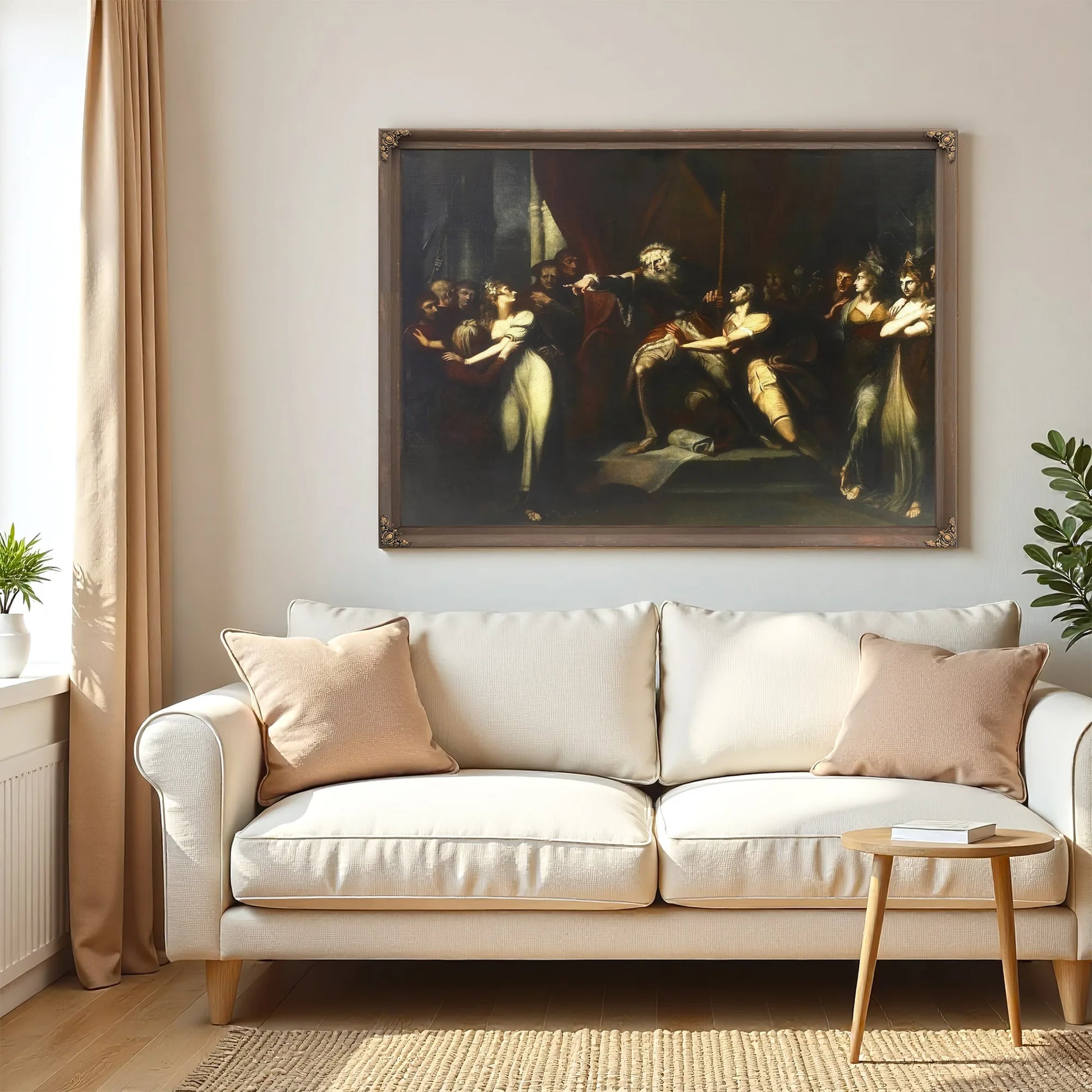King Lear Banishing Cordelia By Henry Fuseli Fine Art Print