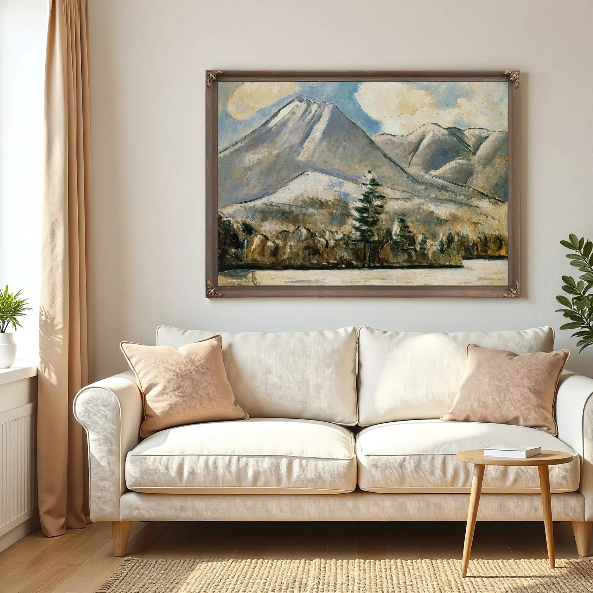 Mount Katahdin Maine First Snow No 1 By Marsden Hartley Fine Art Print