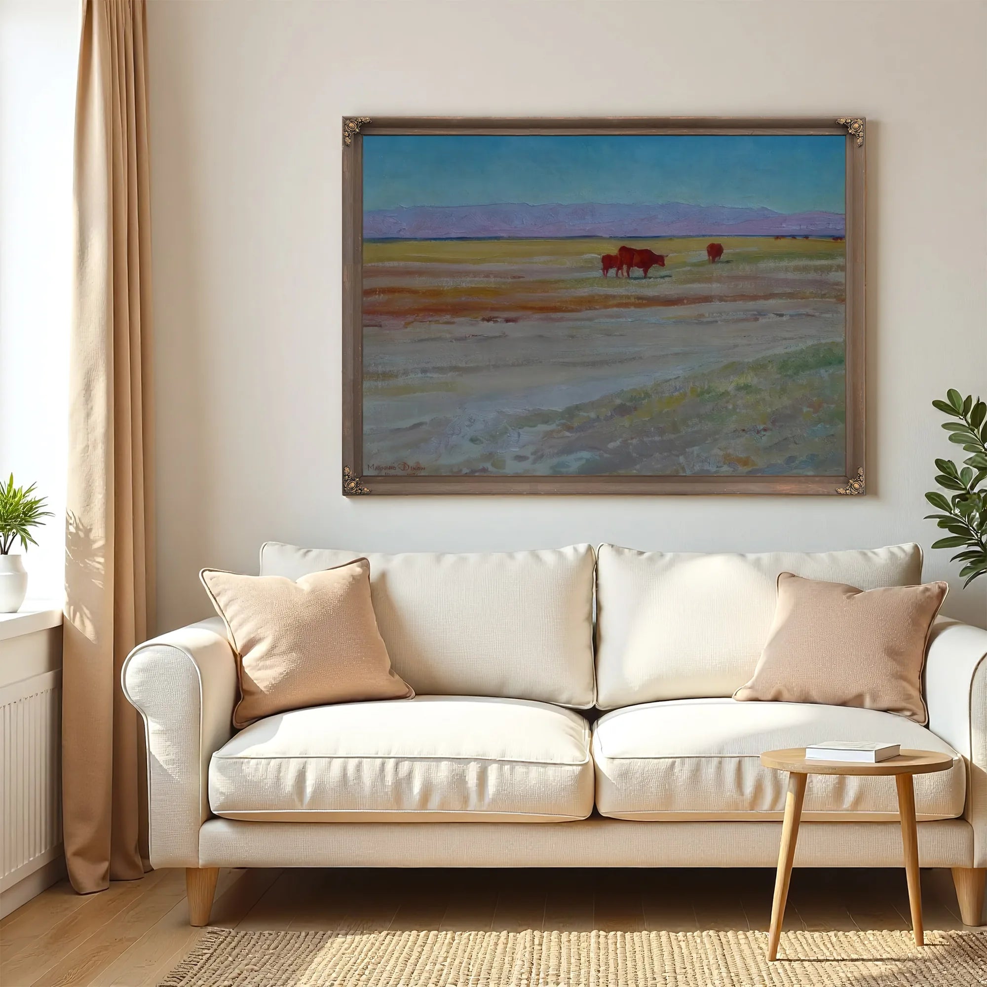 Morning On The San Joaquin Plains By Maynard Dixon Fine Art Print