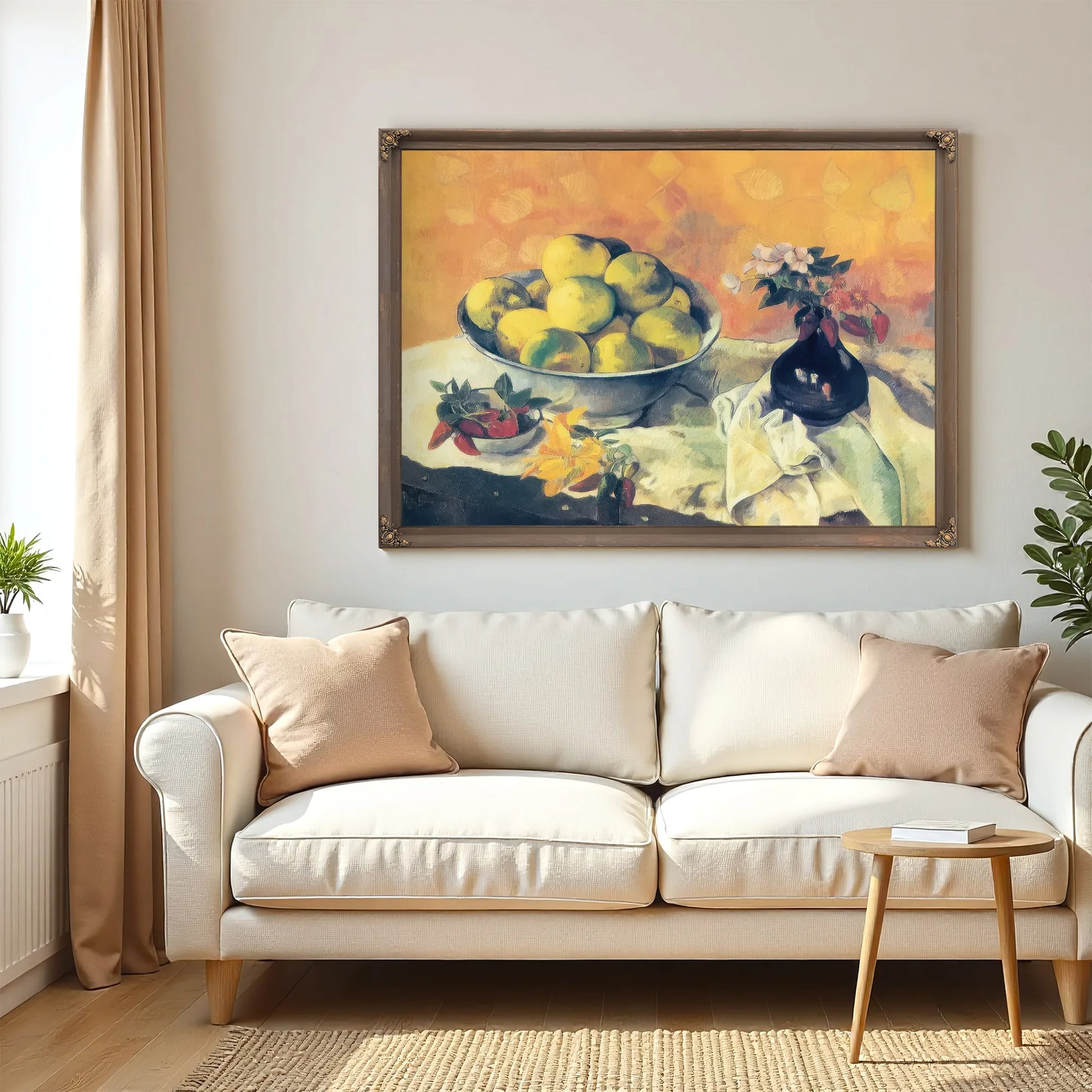 Still Life With Grapefruits By Paul Gauguin Fine Art Print
