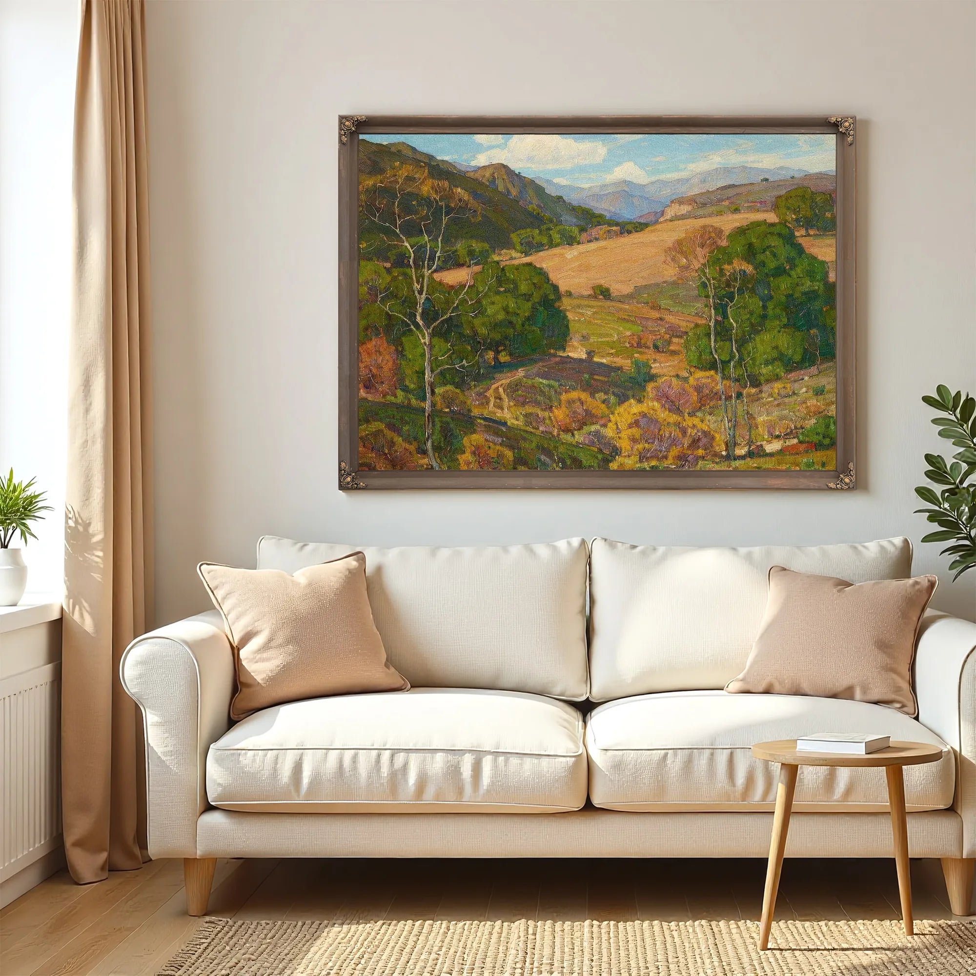 When Fields Lie Fallow By William Wendt Fine Art Print