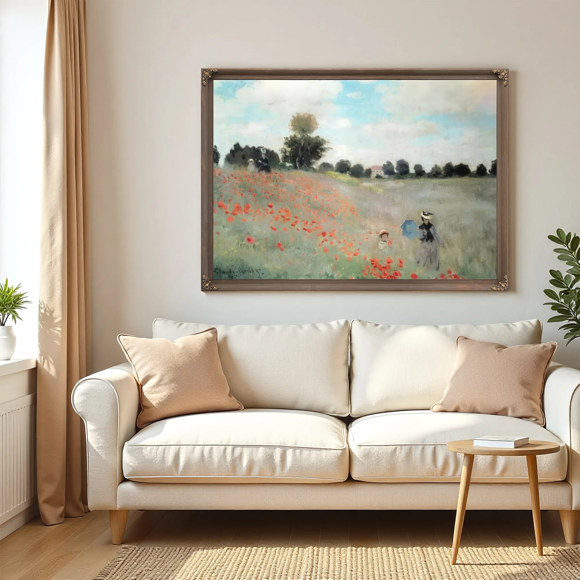 Poppies At Argenteuil By Claude Monet Fine Art Print