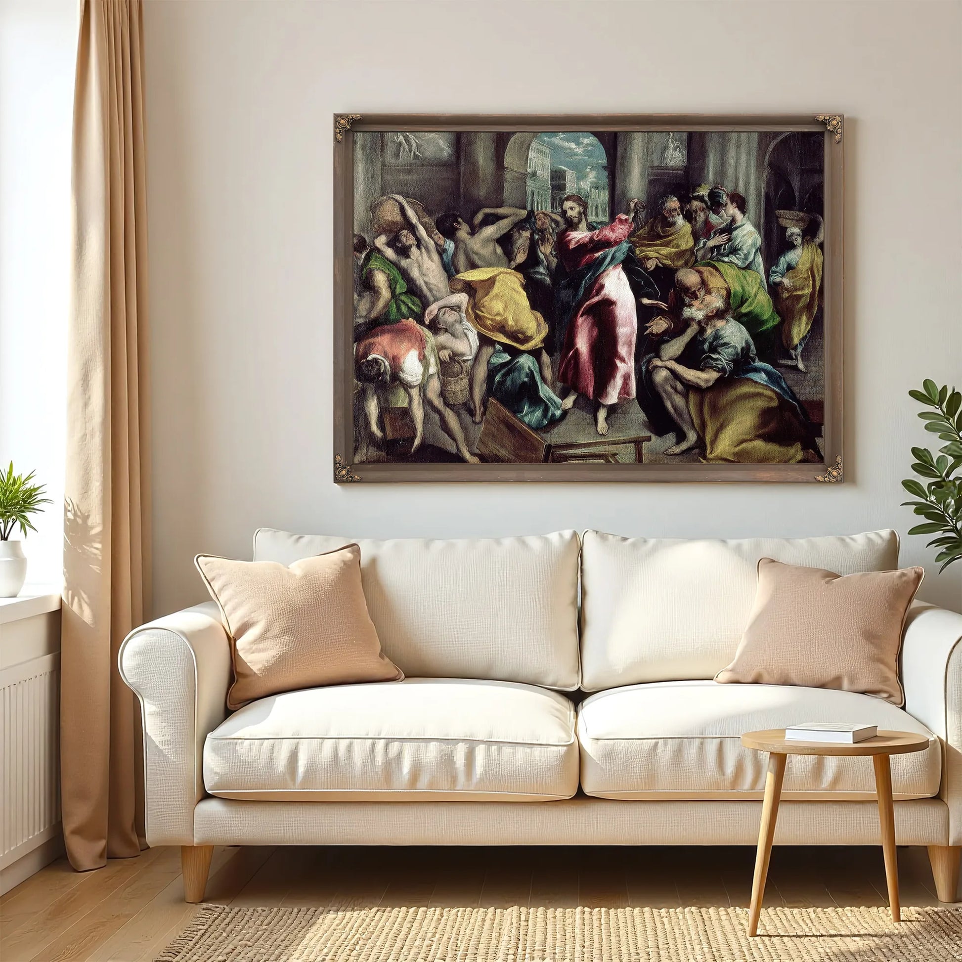 Christ Driving The Traders From The Temple By El Greco Fine Art Print