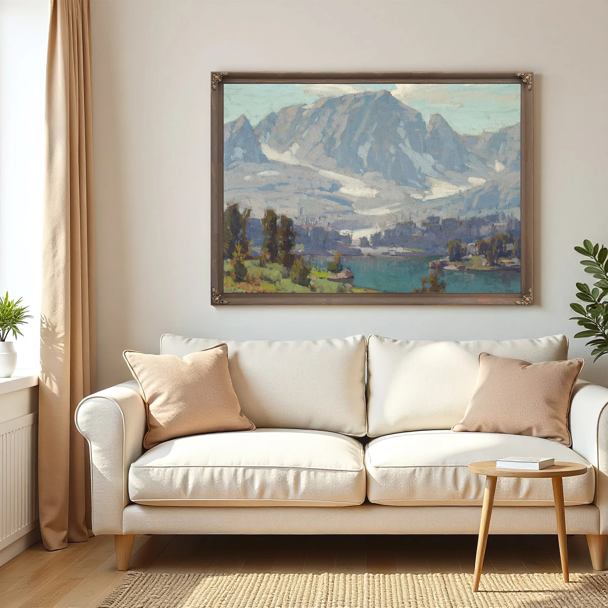 A High Sierra Lake By Edgar Payne Fine Art Print