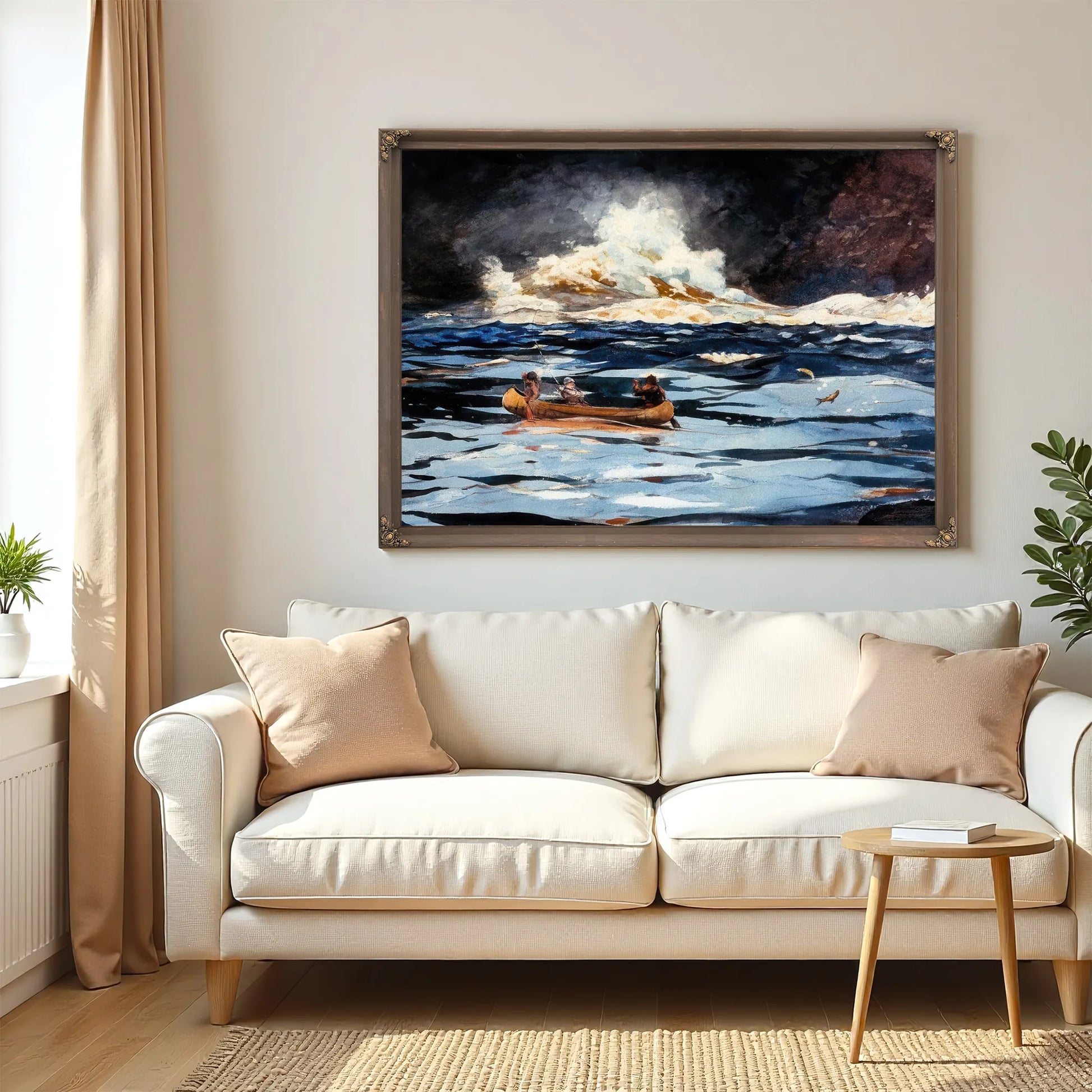 Under The Falls The Grand Discharge By Winslow Homer Fine Art Print