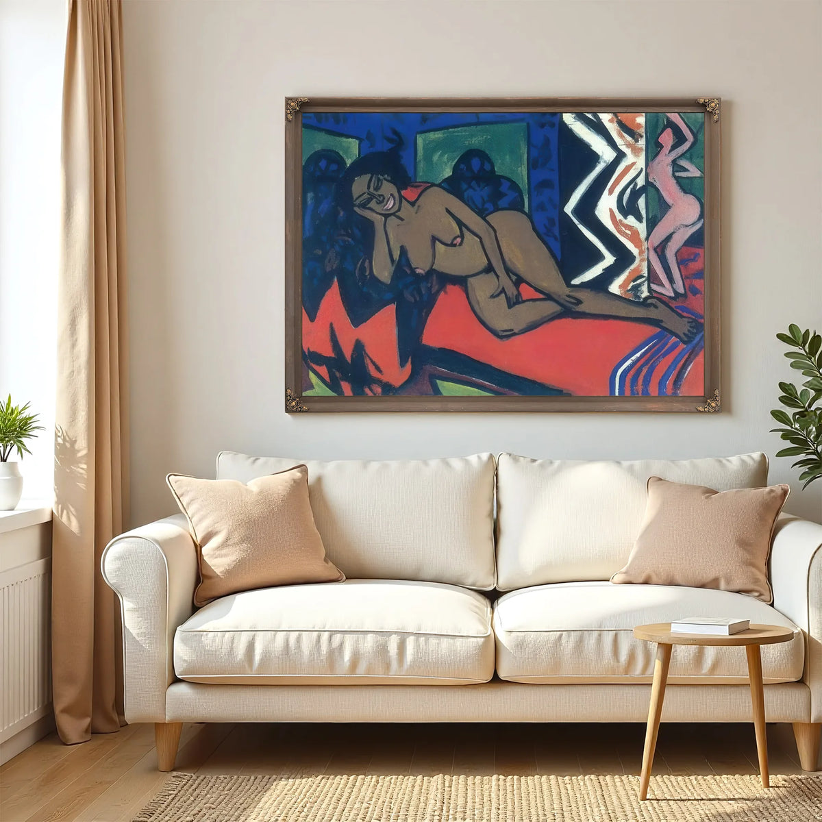 Milly Sleeping By Ernst Ludwig Kirchner Fine Art Print