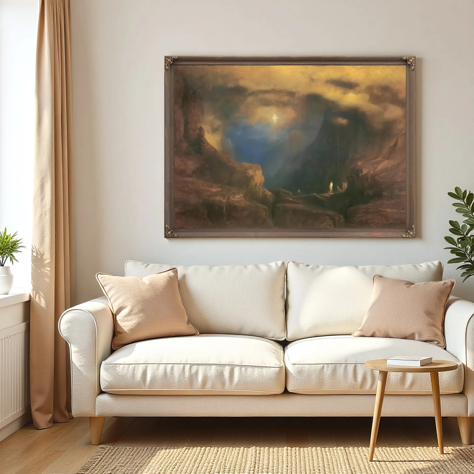 The Valley Of The Shadow Of Death By George Inness Fine Art Print
