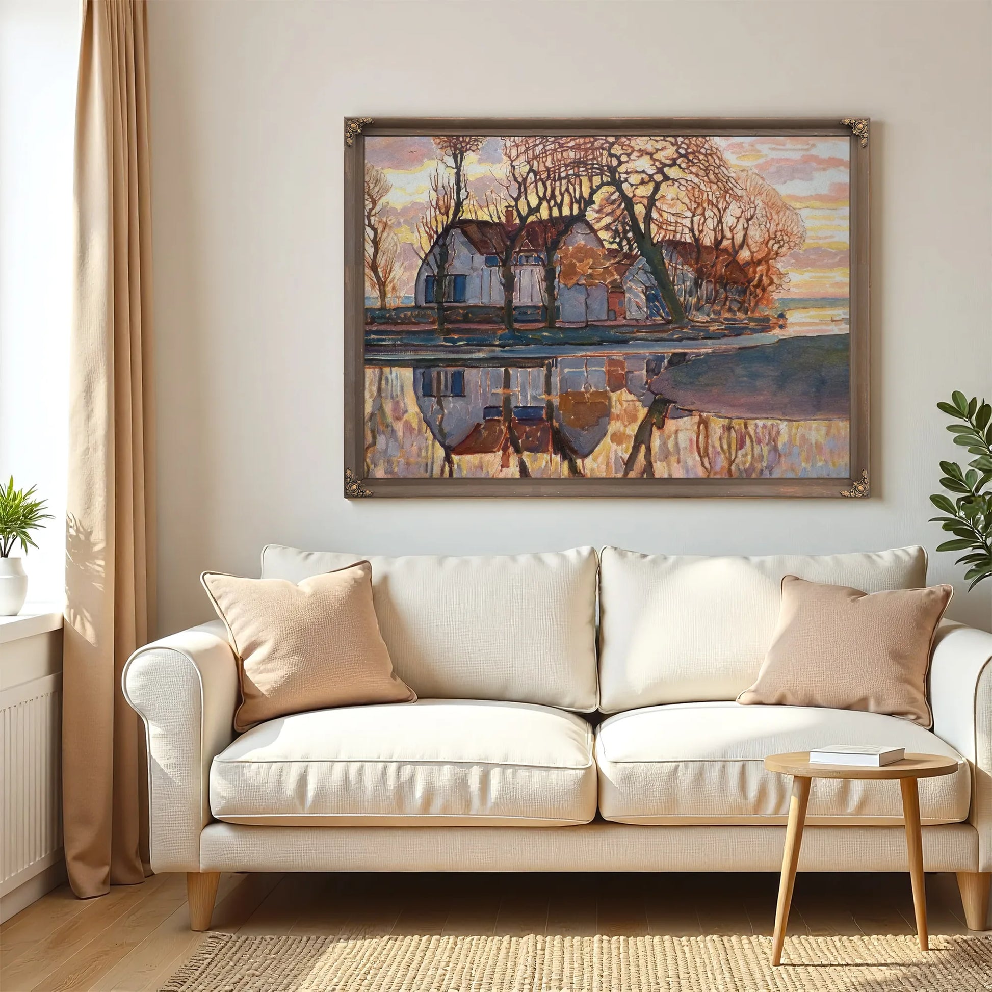 Farm Near Duivendrecht 1916 By Piet Mondrian Fine Art Print