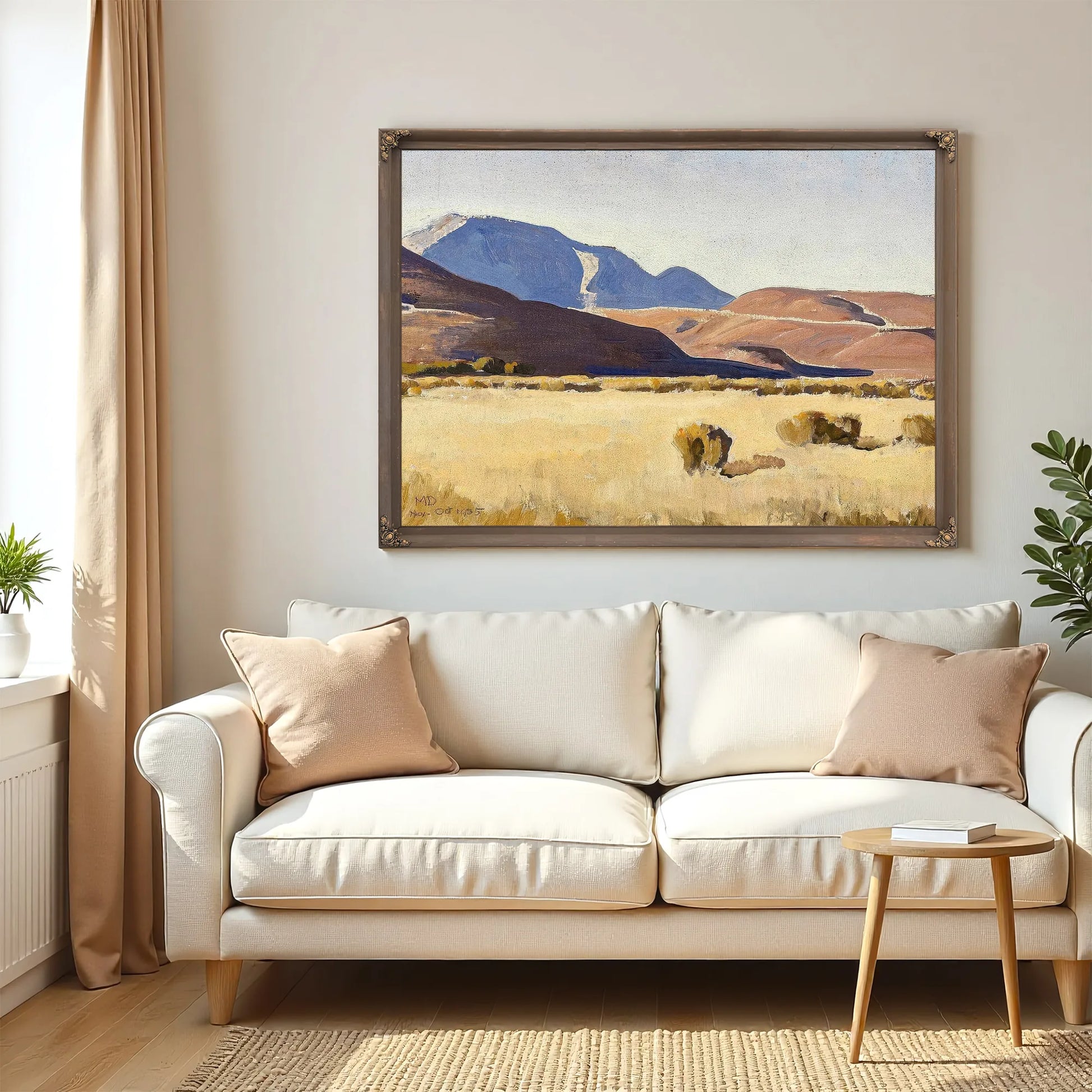 Desert Hills Nevada 1935 By Maynard Dixon Fine Art Print