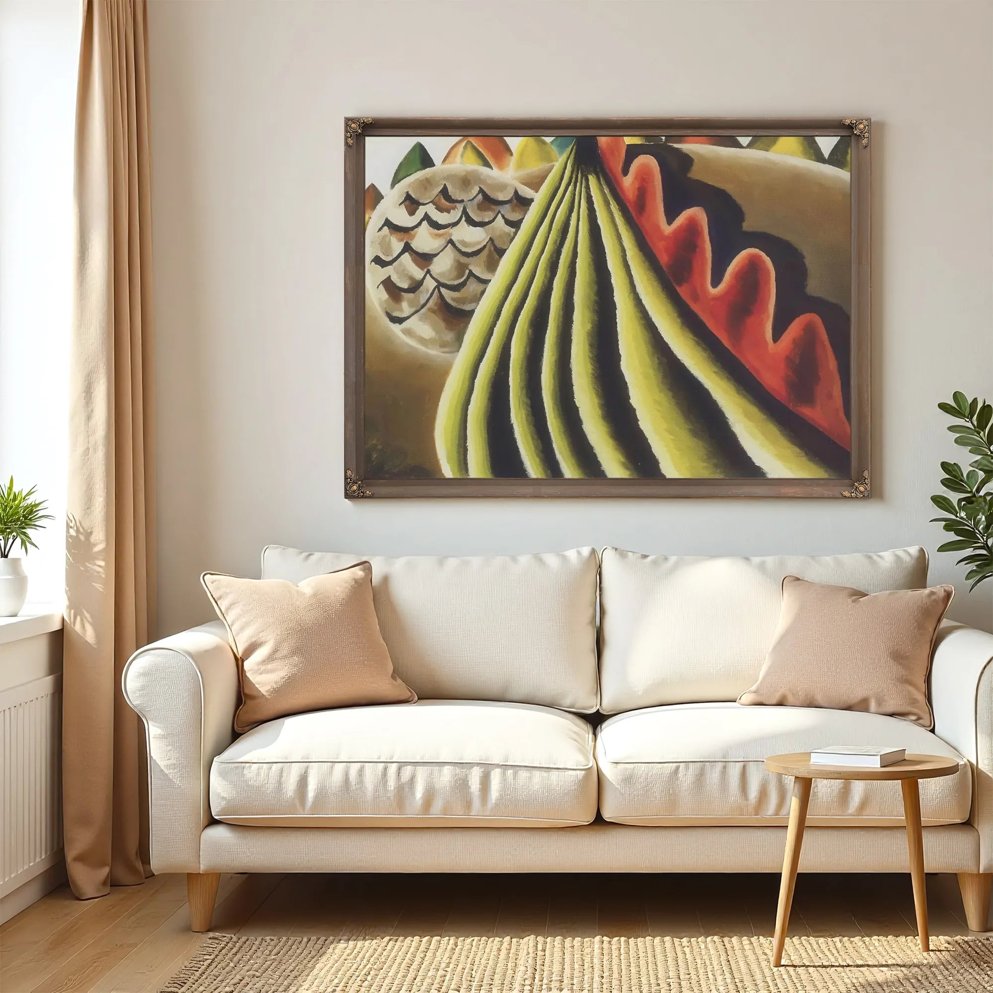 Fields Of Grain As Seen From Trian By Arthur Dove Fine Art Print