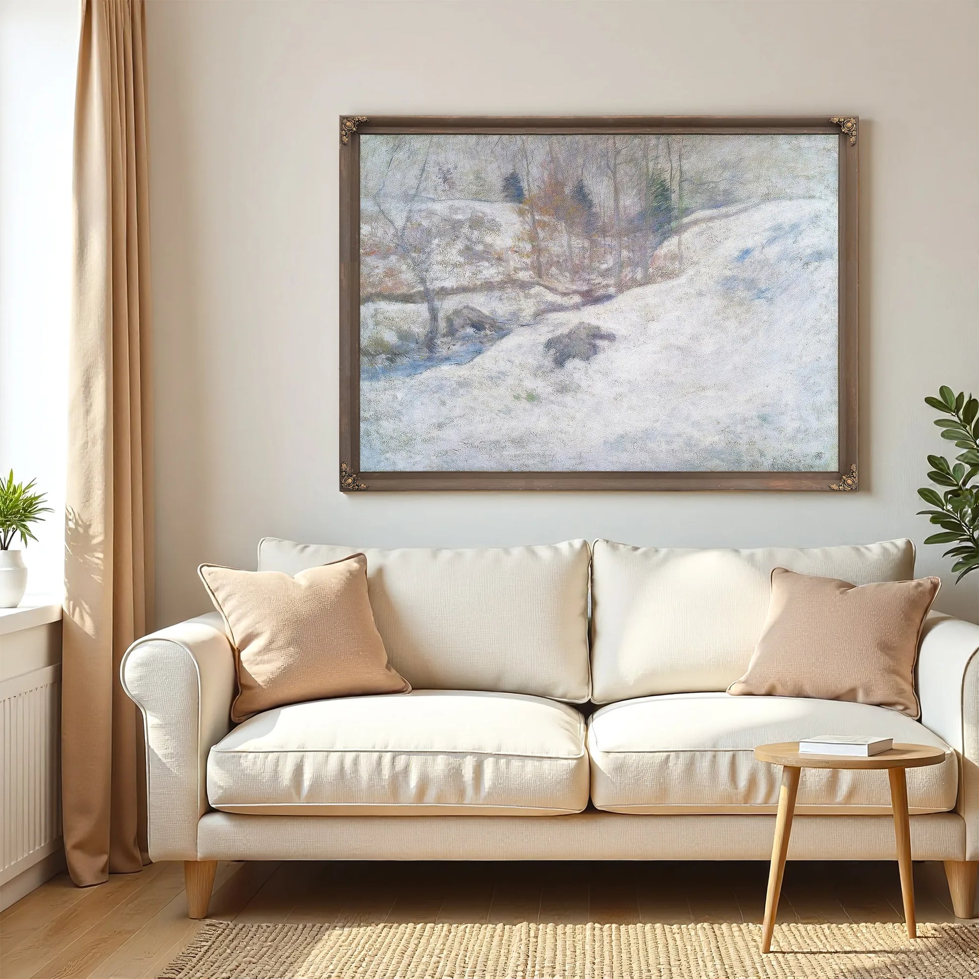 Brook In Winter By John Henry Twachtman Fine Art Print