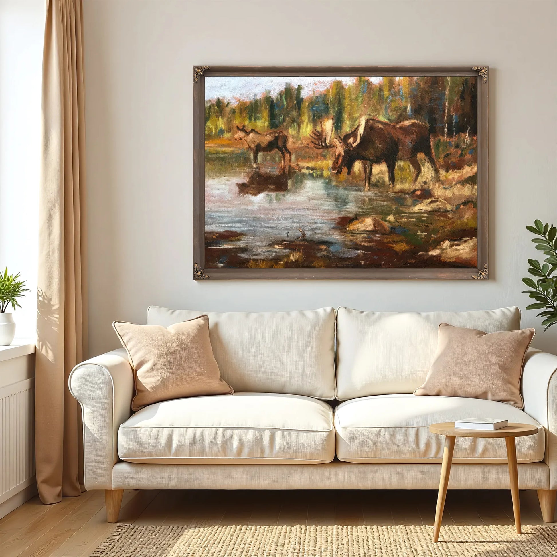 Feeding Time By Carl Rungius Fine Art Print