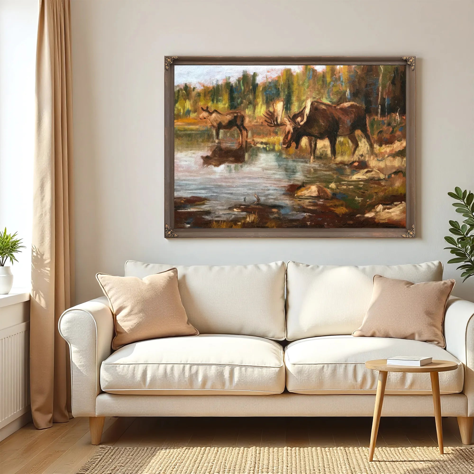 Feeding Time By Carl Rungius Fine Art Print