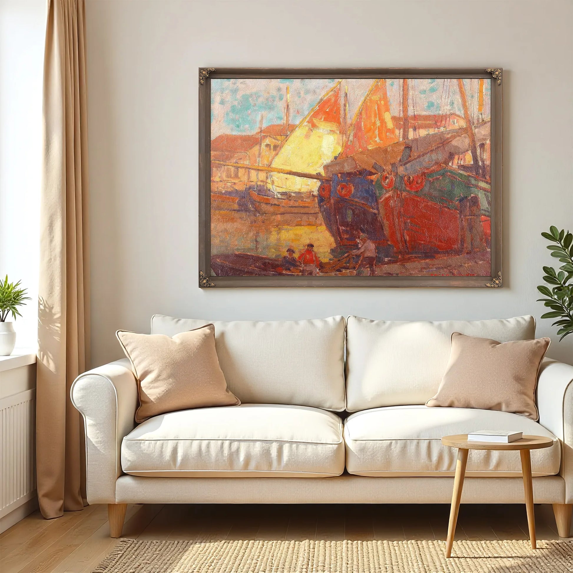 Tuna Boats By Edgar Payne Fine Art Print