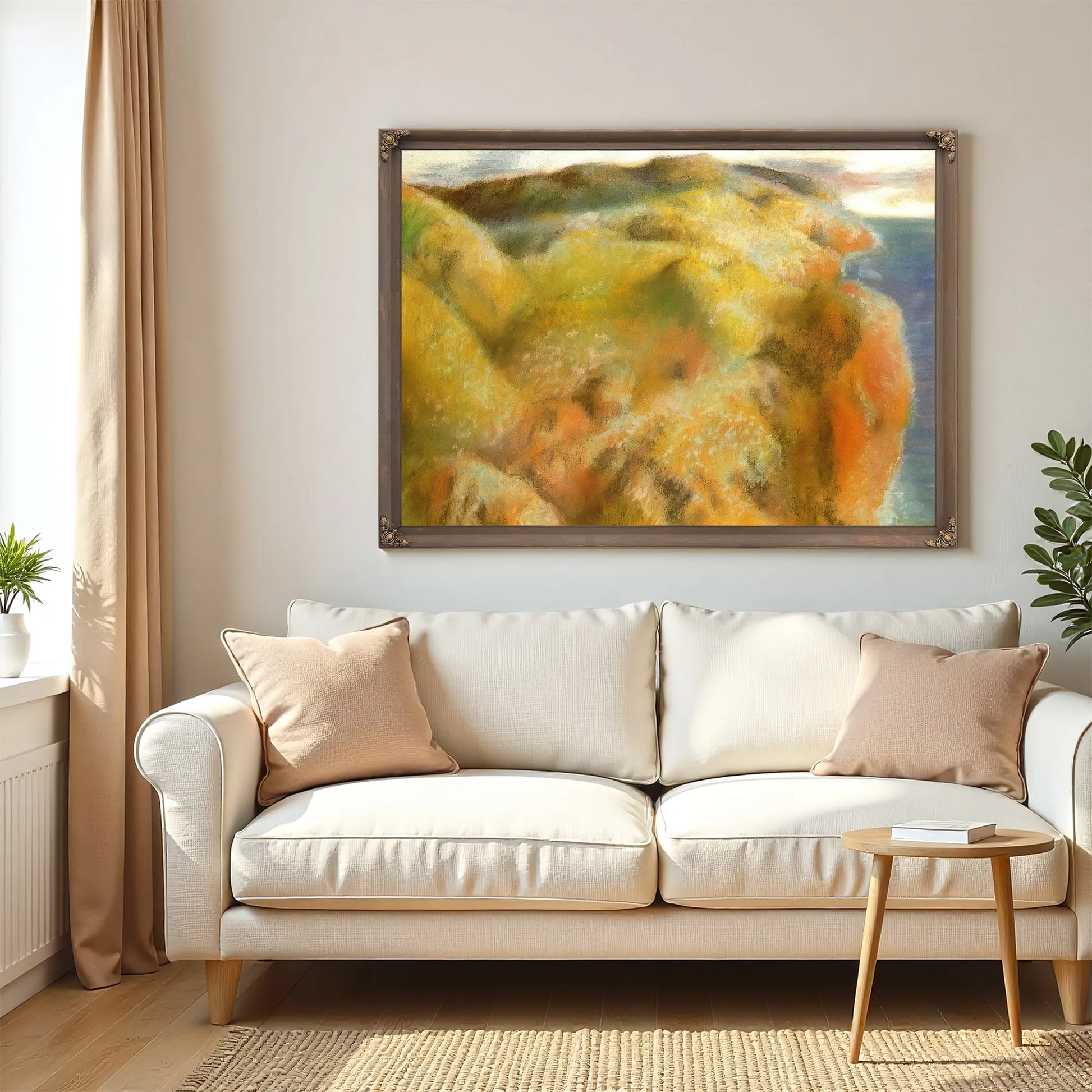 Coastal Landscape By Edgar Degas Fine Art Print
