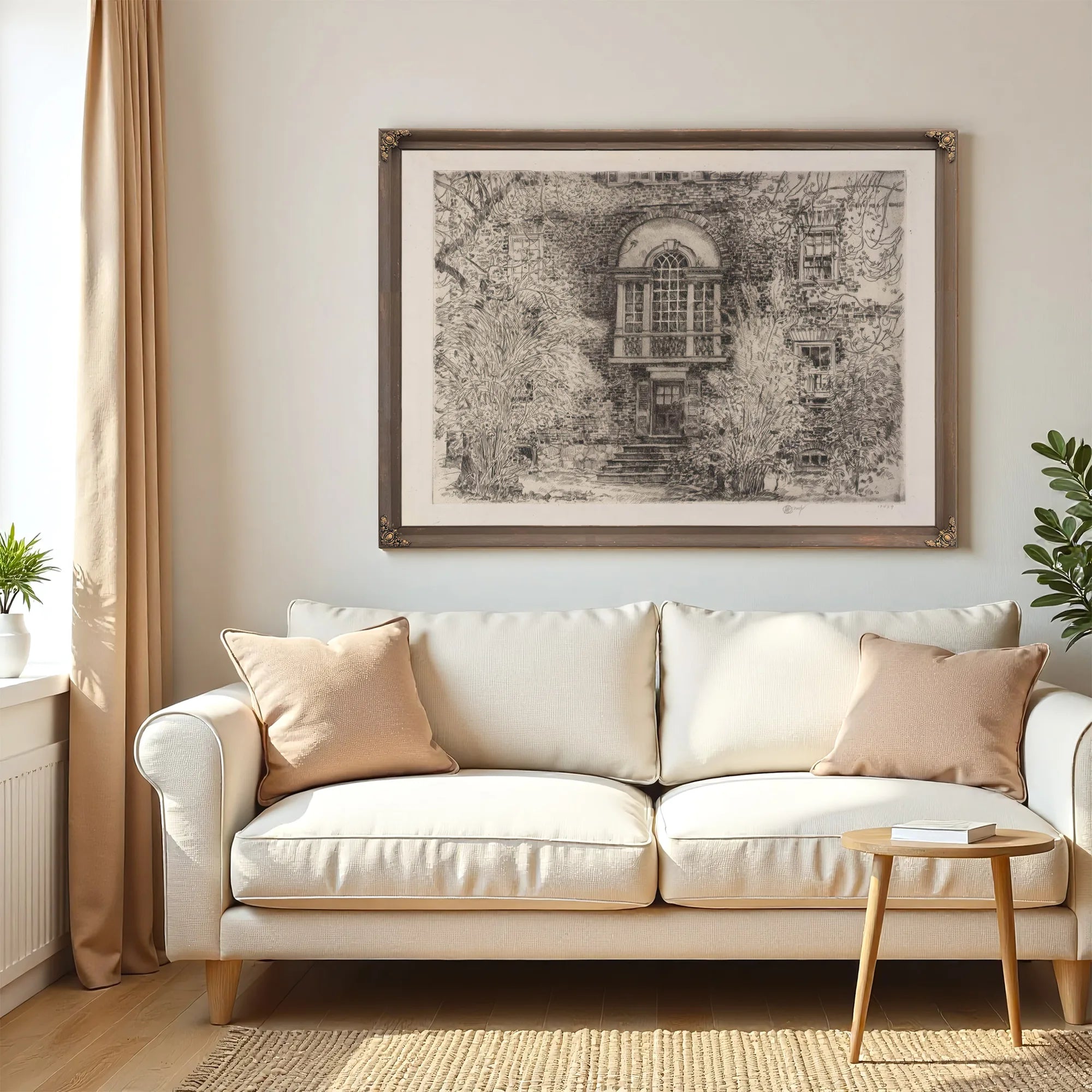Spring In Annapolis (Chase House Garden) By Childe Hassam Fine Art Print